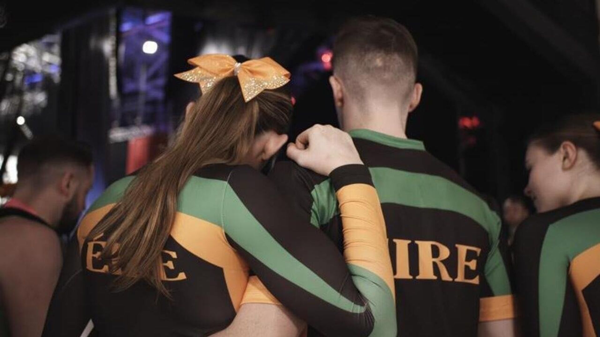 Eat/Sleep/Cheer/Repeat background