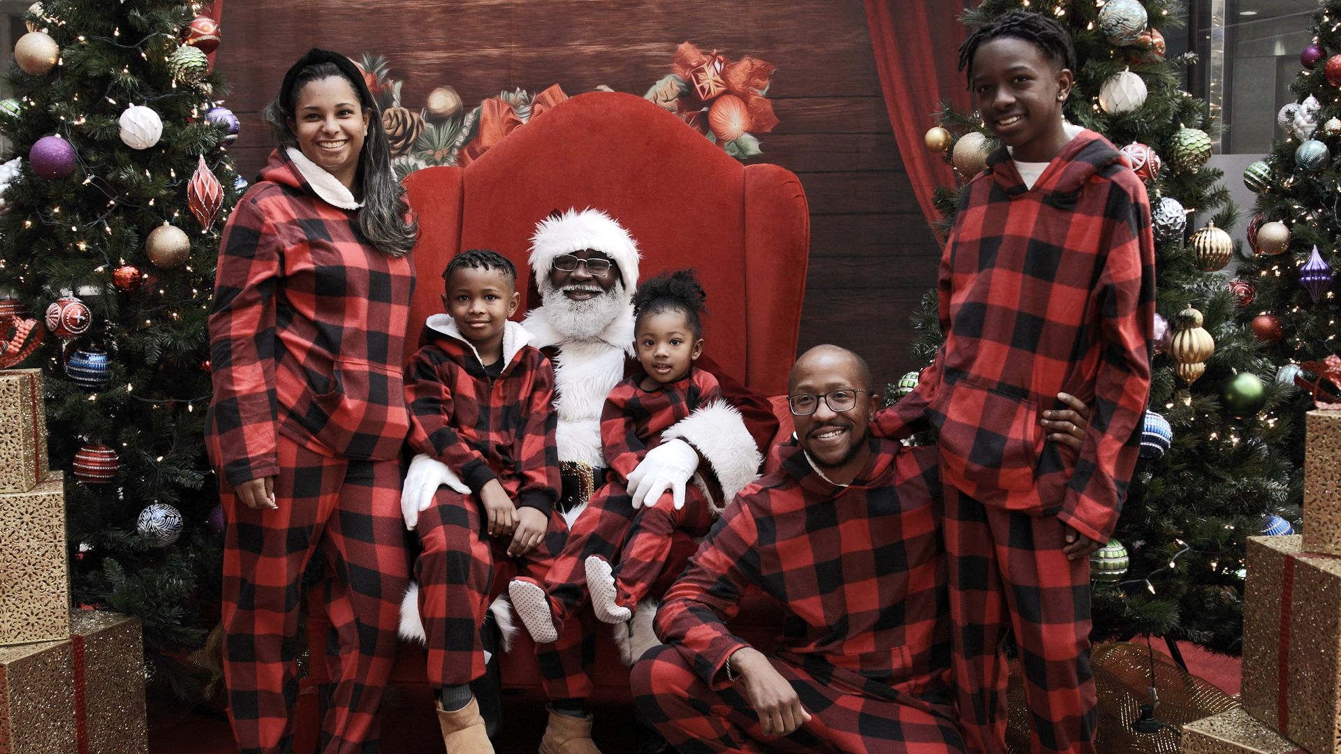 American Santa background