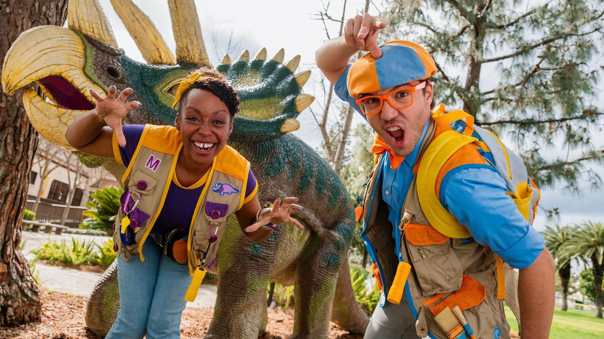 Blippi's Big Dino Adventure background