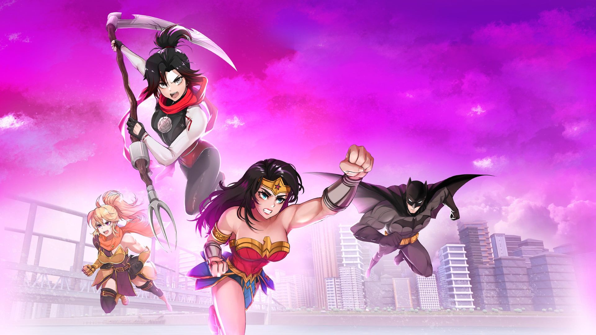 Justice League x RWBY: Super Heroes and Huntsmen, Part Two background