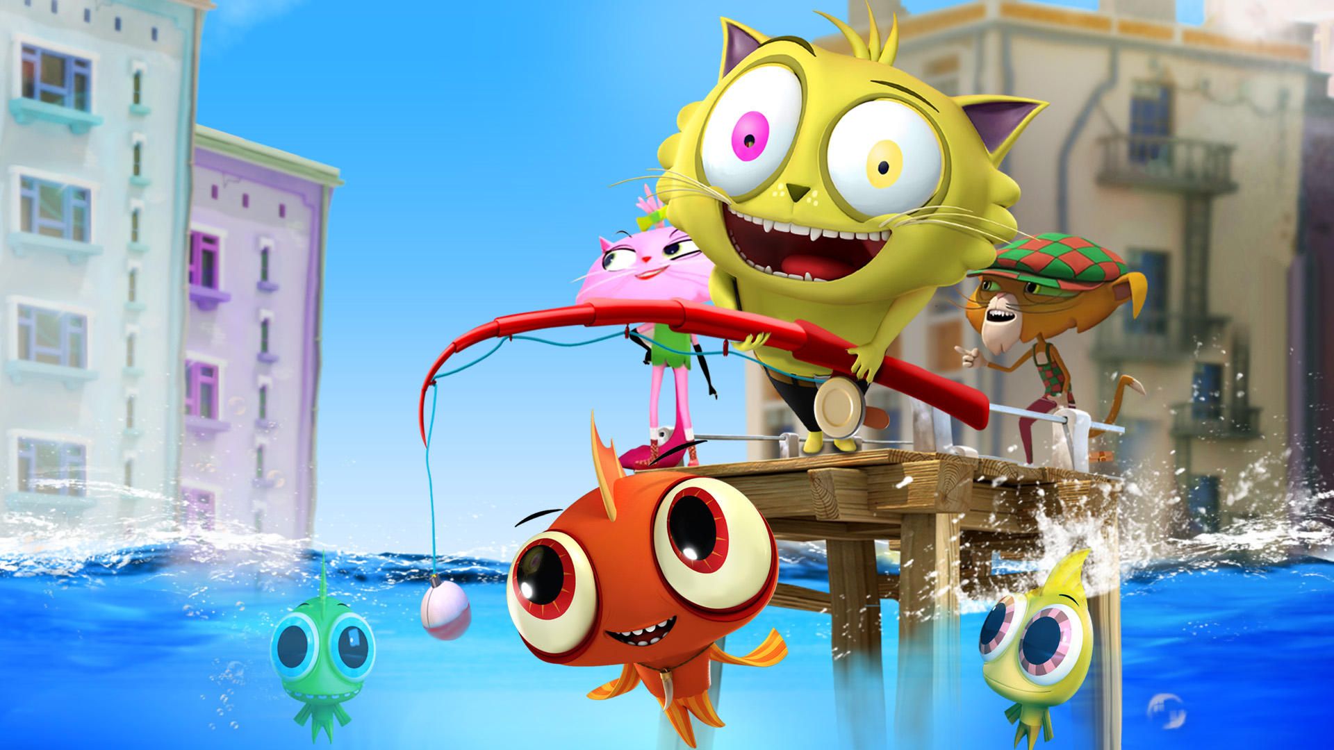 Fish N Chips: The Movie background