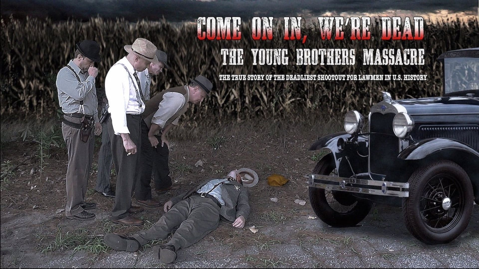 Come on in, We're Dead background