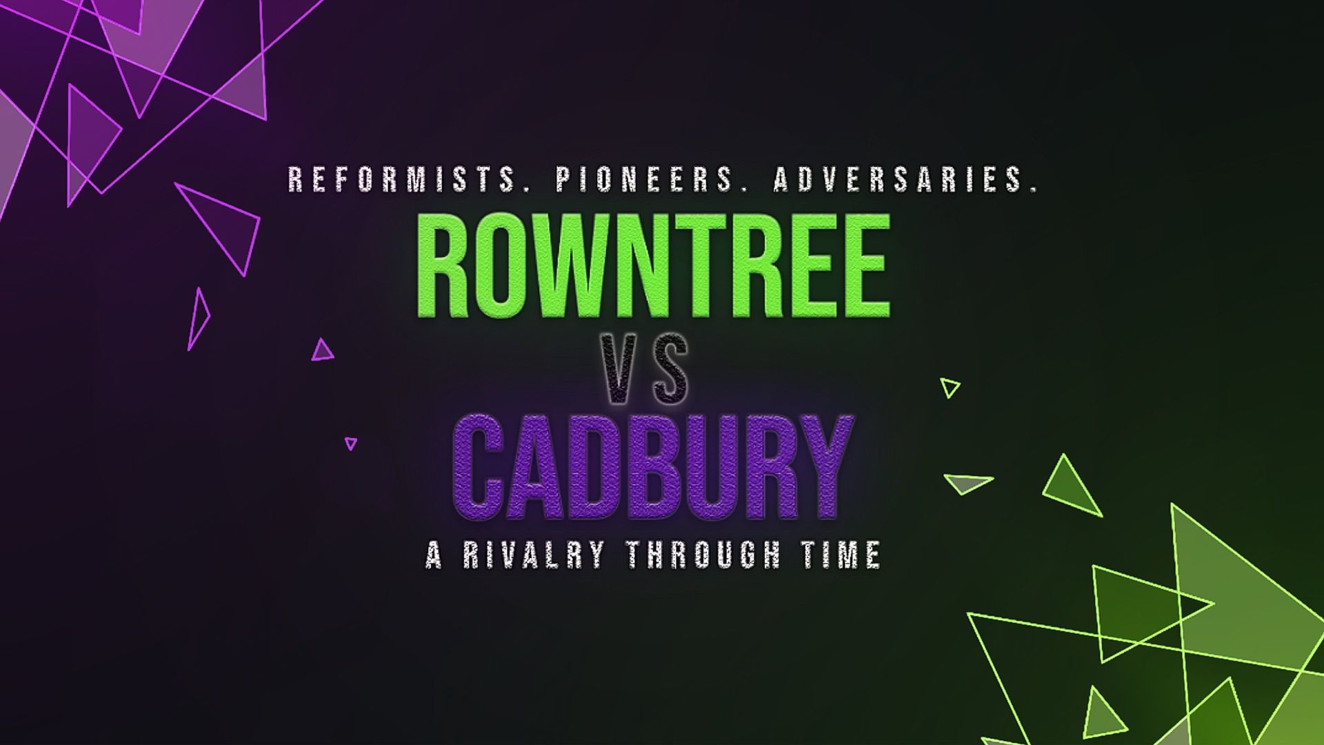 Rowntree vs Cadbury: A Rivalry Through Time background