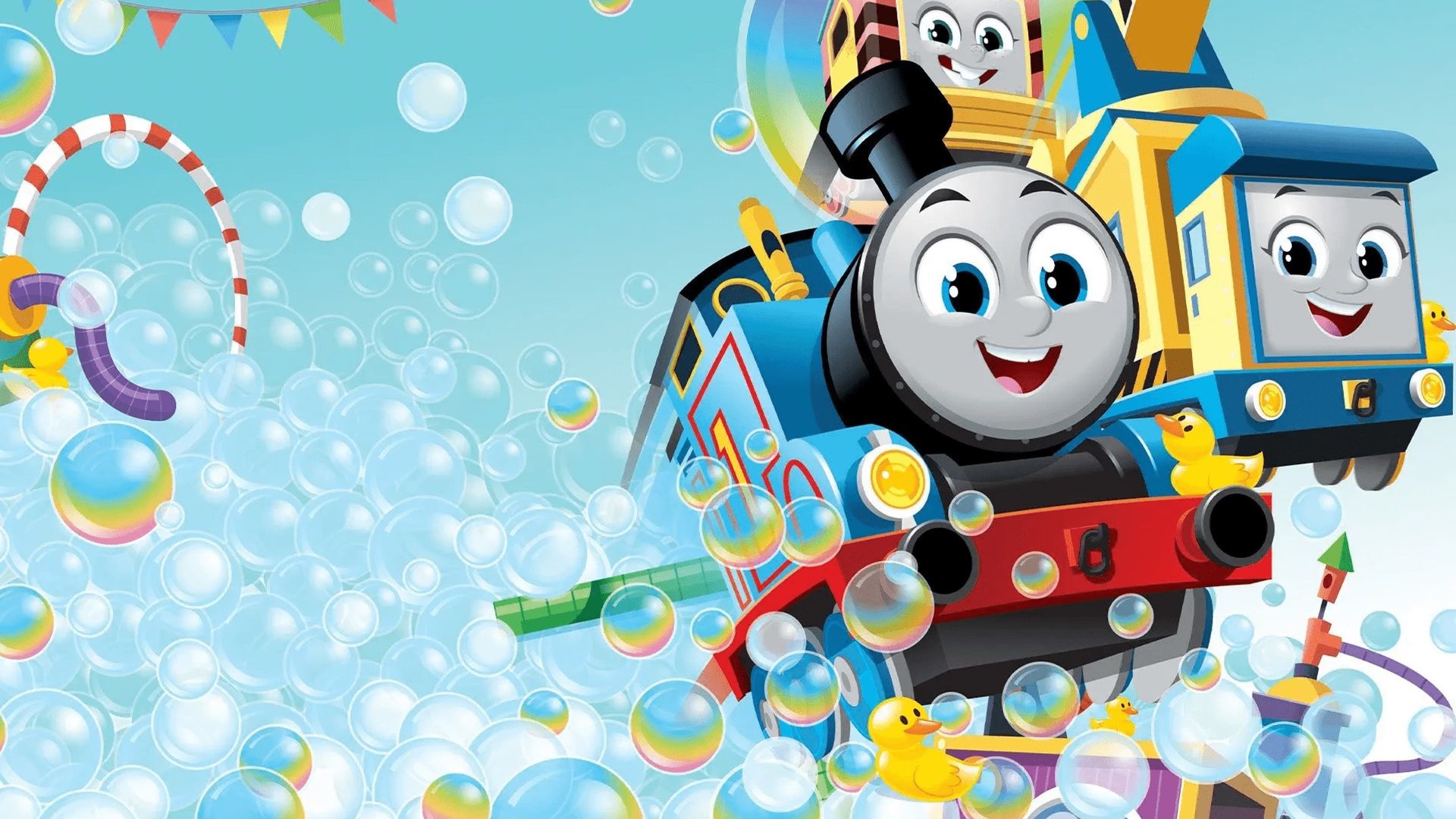 Thomas and Friends: The Great Bubbly Build background
