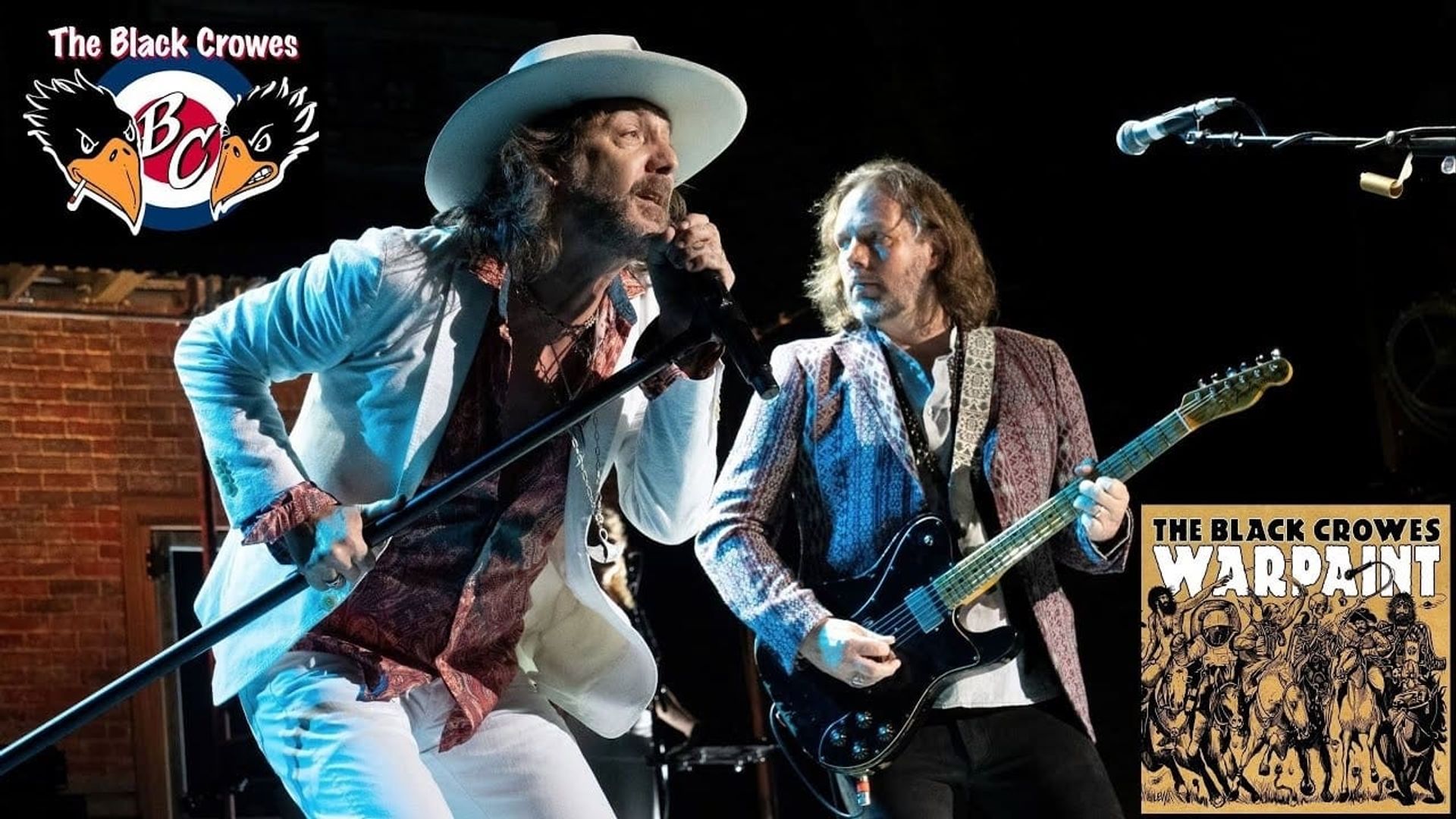 The Black Crowes: Warpaint Live background