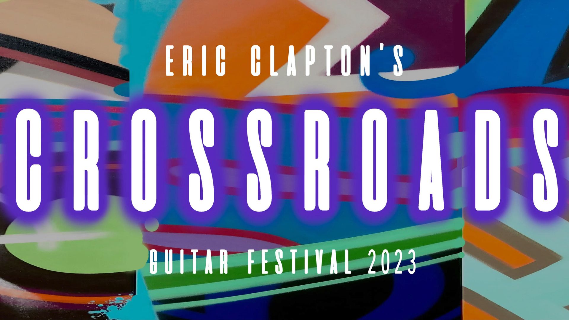 Eric Clapton's Crossroads Guitar Festival 2023 background