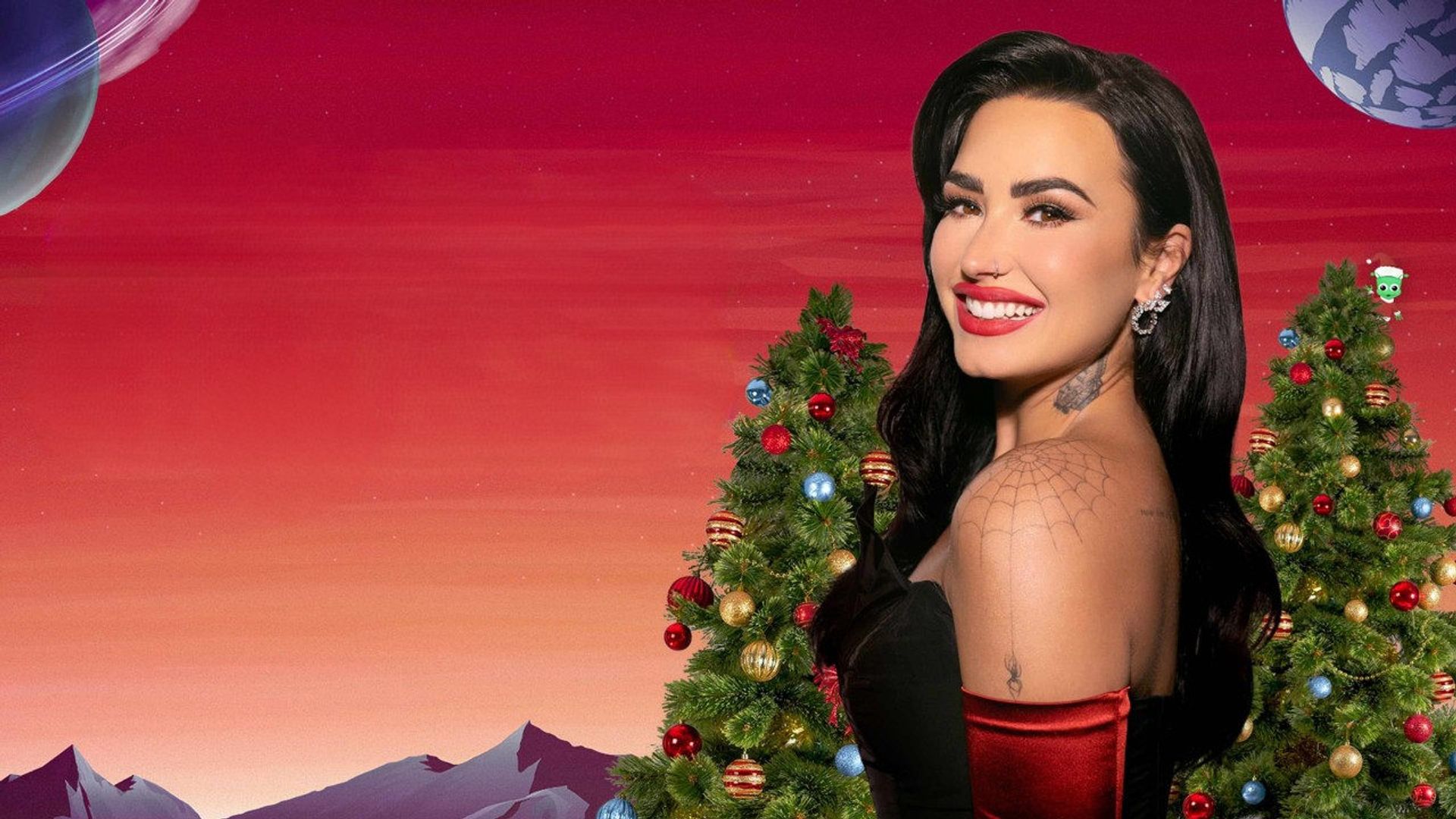 A Very Demi Holiday Special background