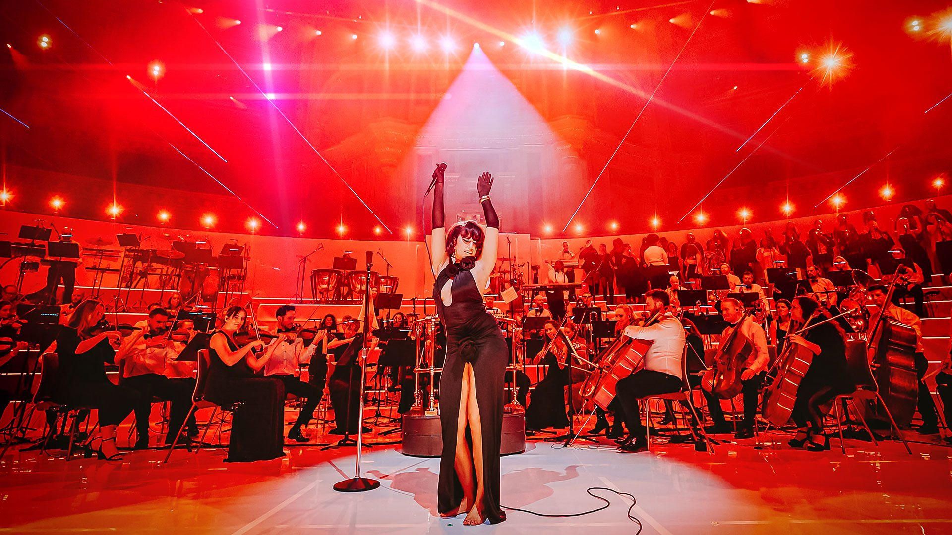 RAYE at the Royal Albert Hall background
