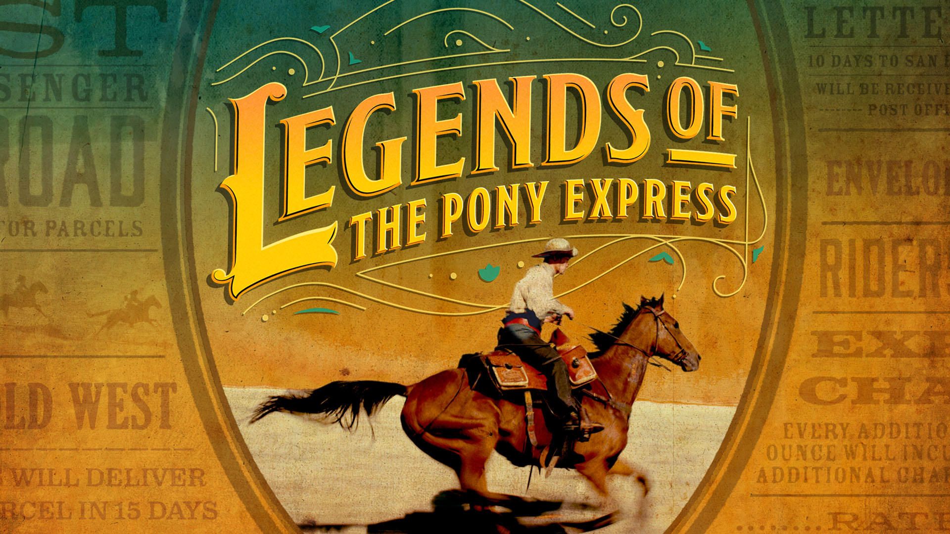 Legends of the Pony Express background