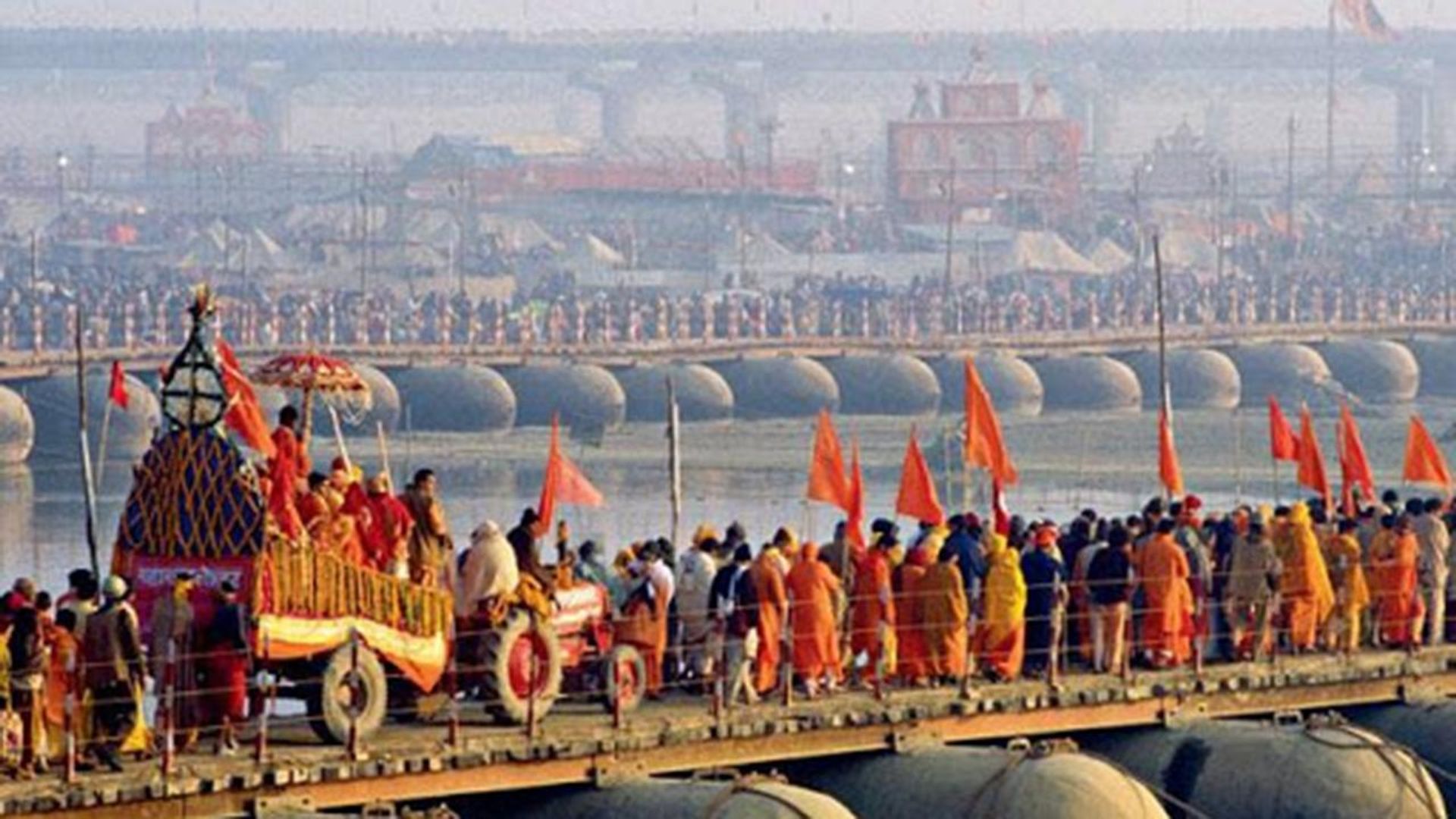 Kumbh Mela: The Greatest Show on Earth background