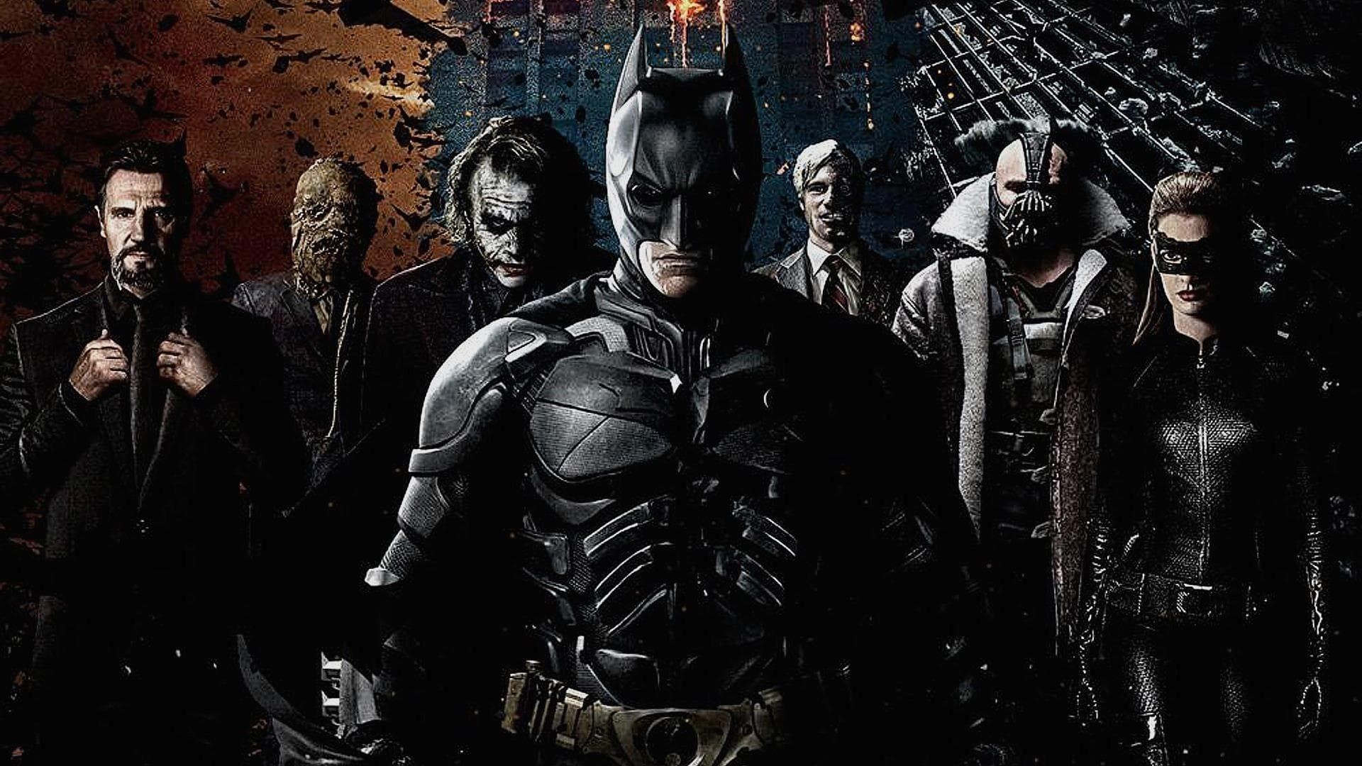 The Fire Rises: The Creation and Impact of the Dark Knight Trilogy background