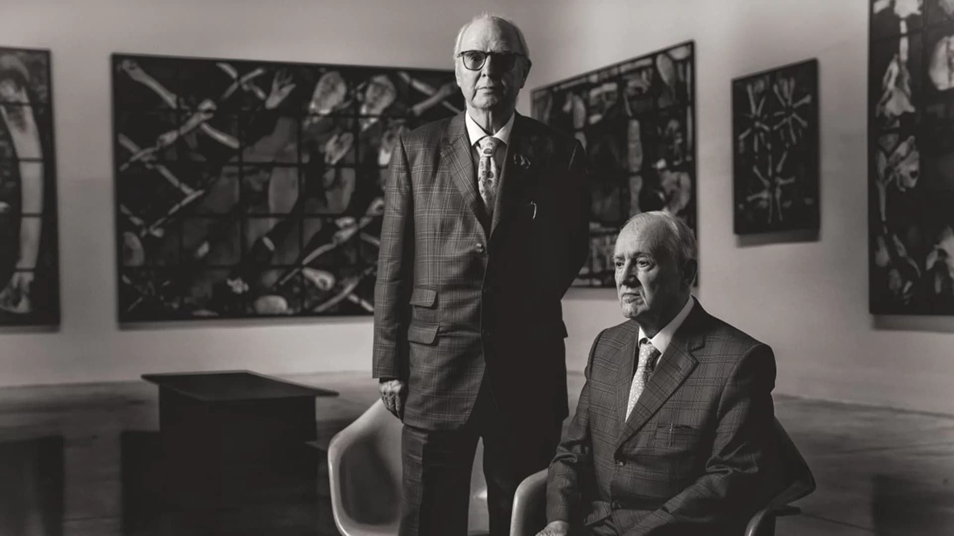 The Pilgrimage of Gilbert and George background