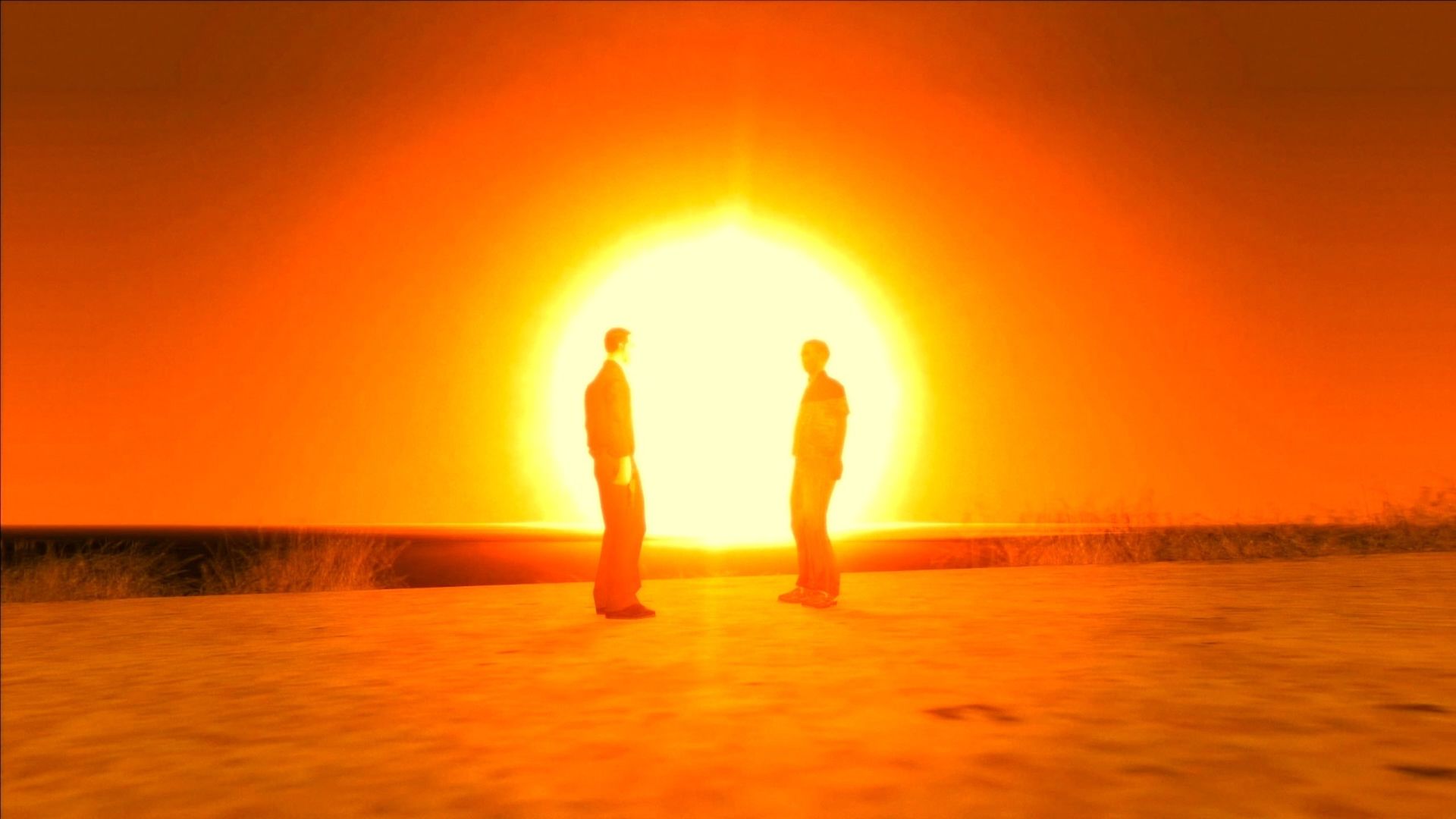 L'etranger: Air is on Fire background
