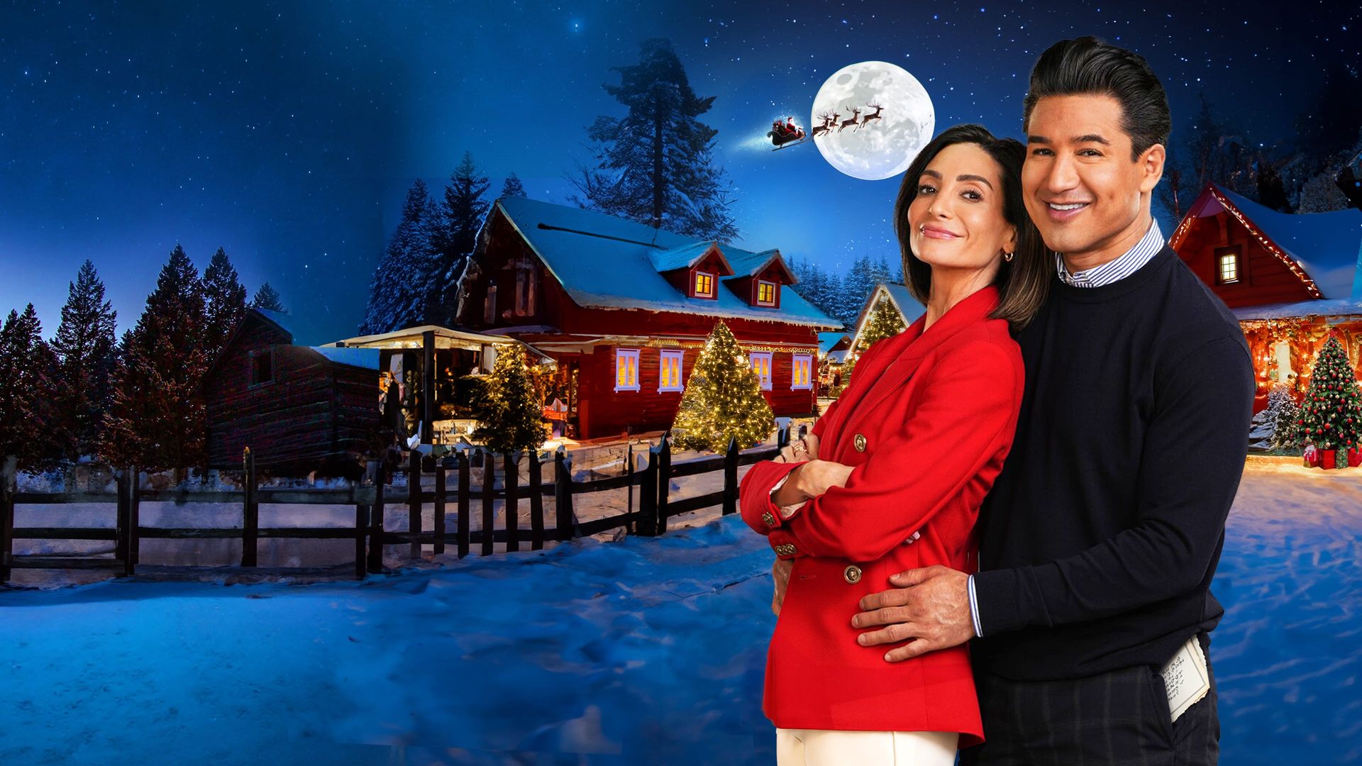 Once Upon a Christmas Wish background