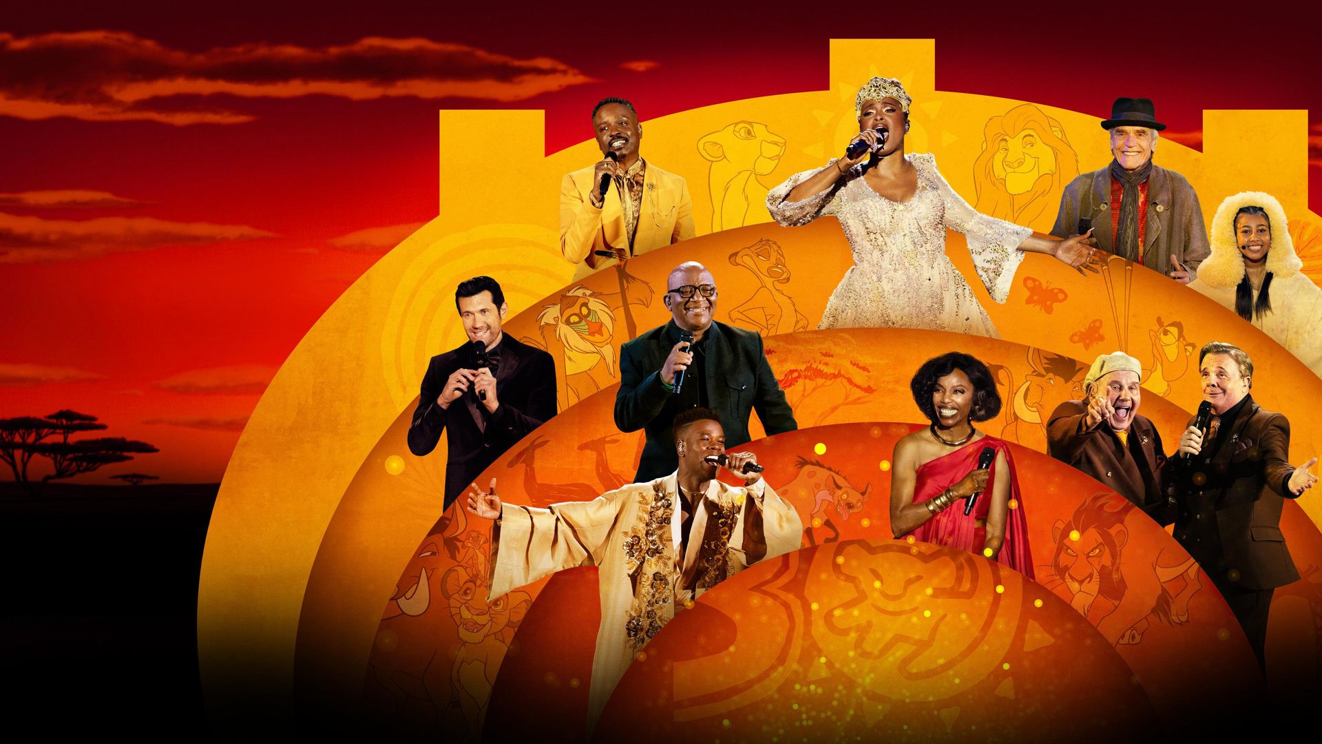 The Lion King at the Hollywood Bowl background