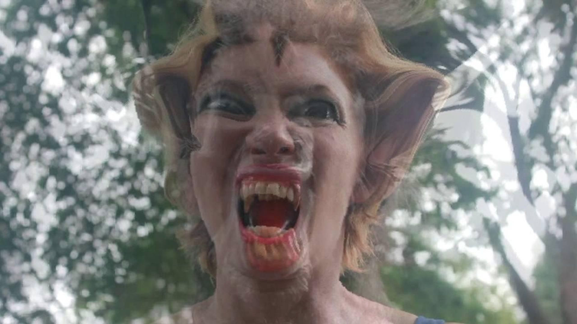 Werewolf Bitches from Outer Space background