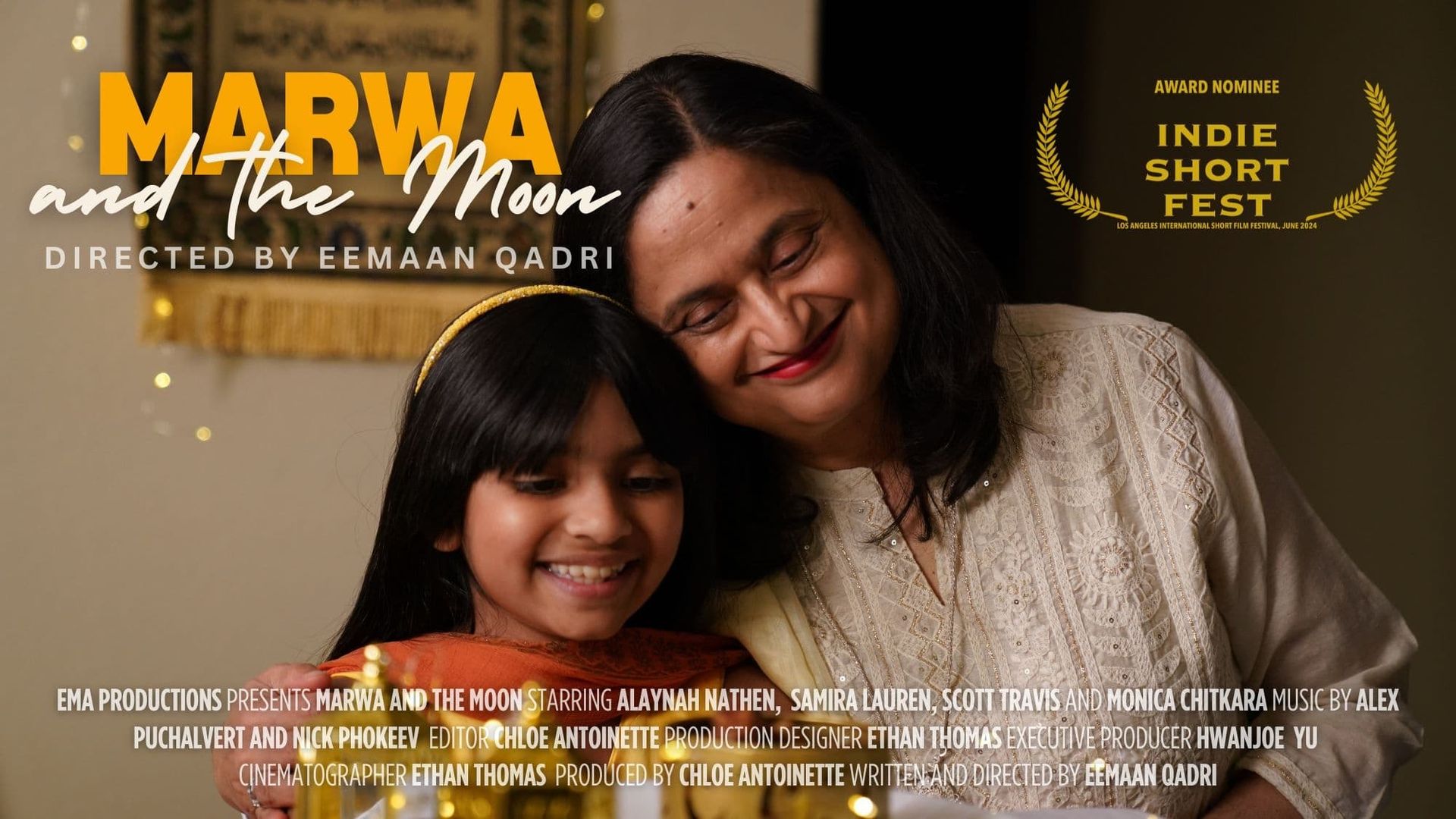 Marwa and the Moon background