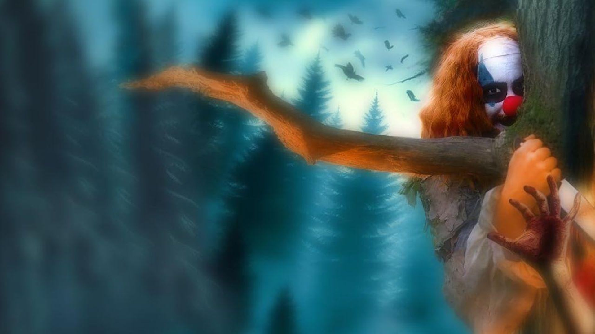 The Forest Clown background