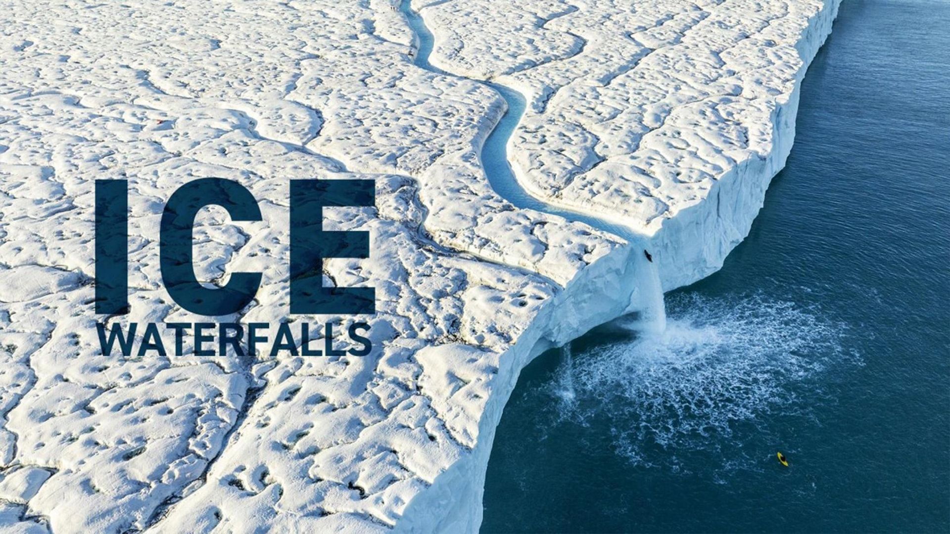 Ice Waterfalls background