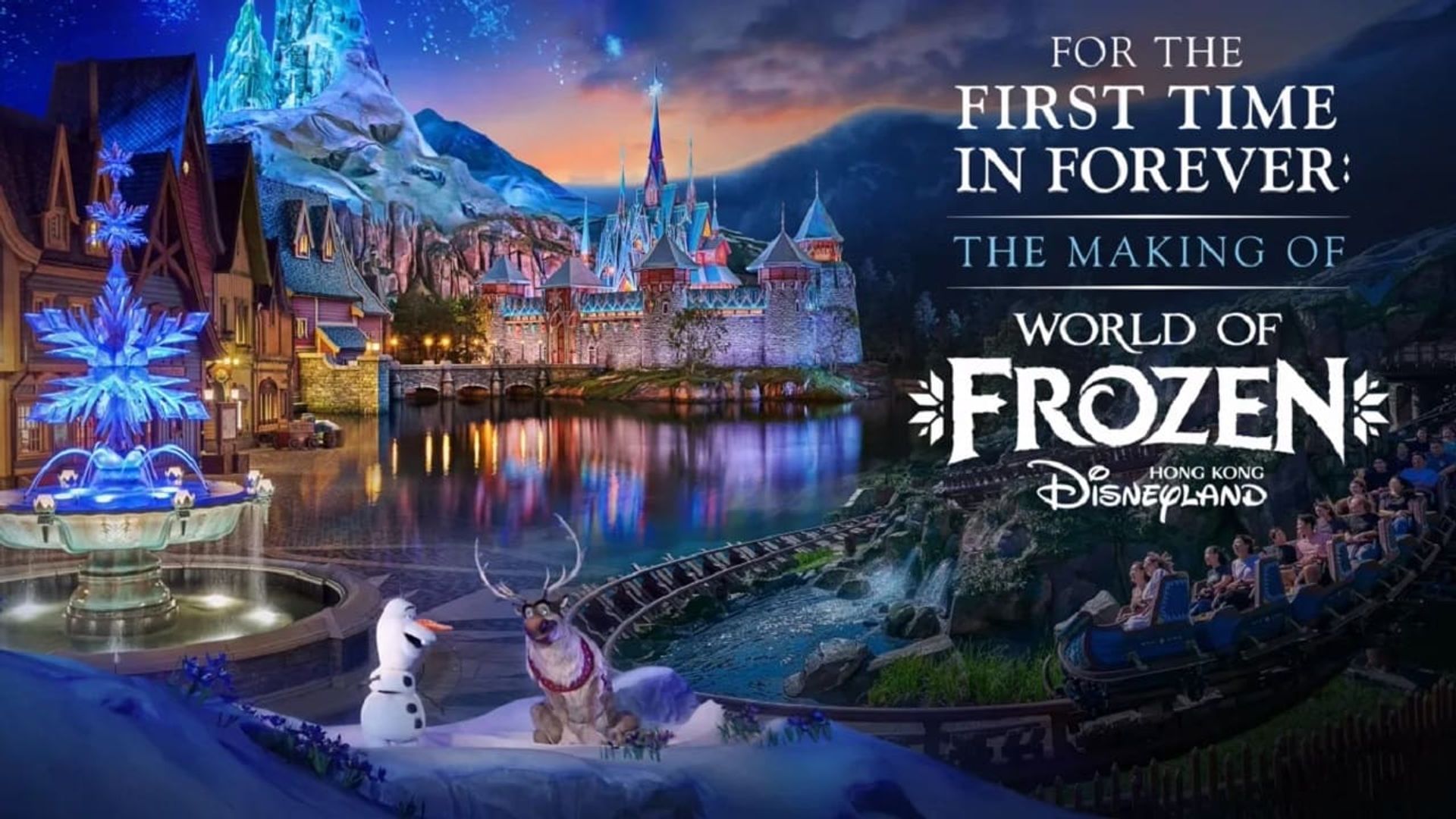 For the First Time in Forever: The Making of World of Frozen background
