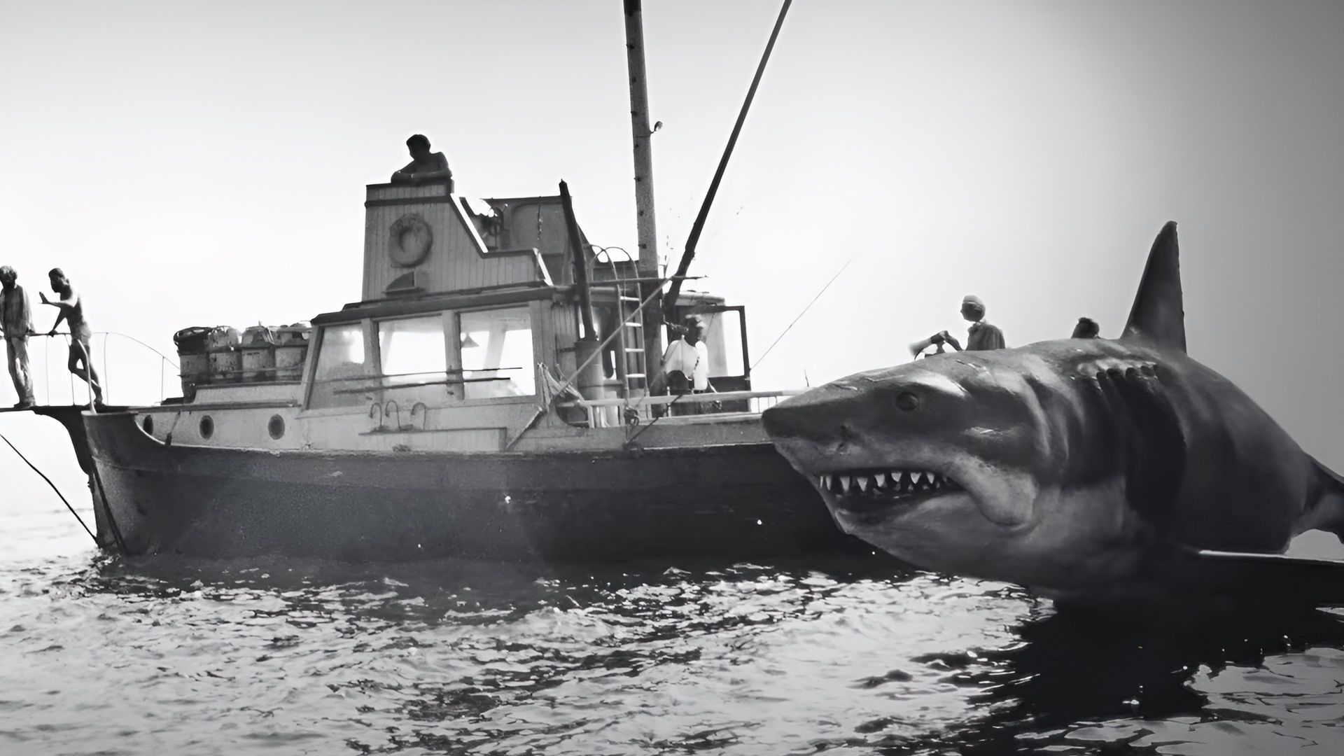 Jaws @ 50: The Definitive Inside Story background