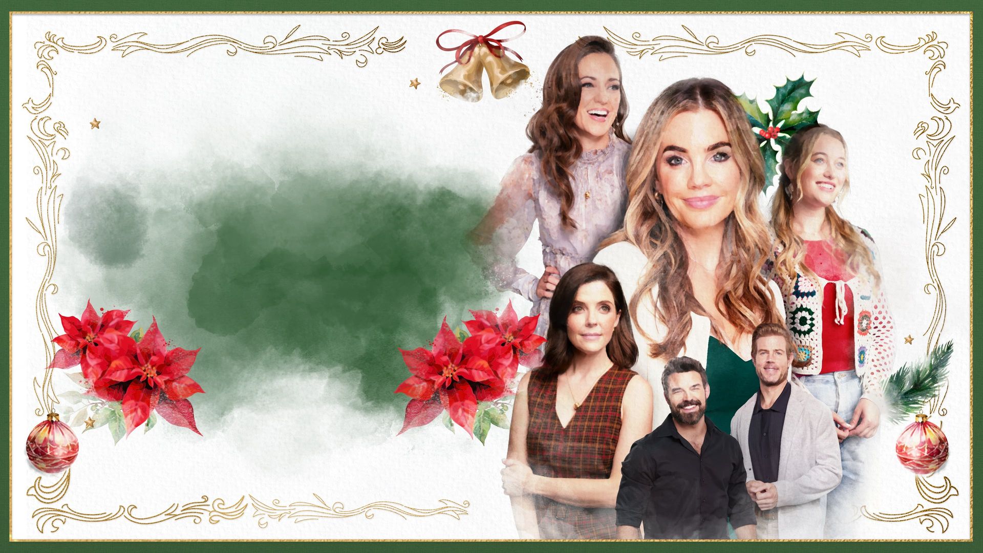 A Little Women's Christmas background