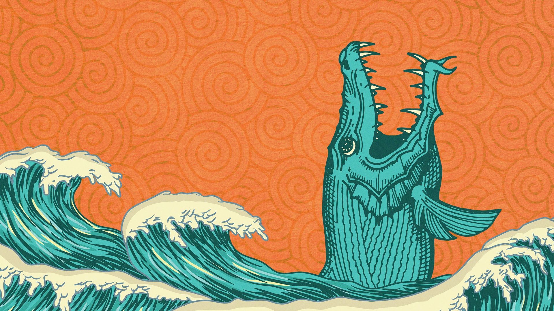 Shark Week background