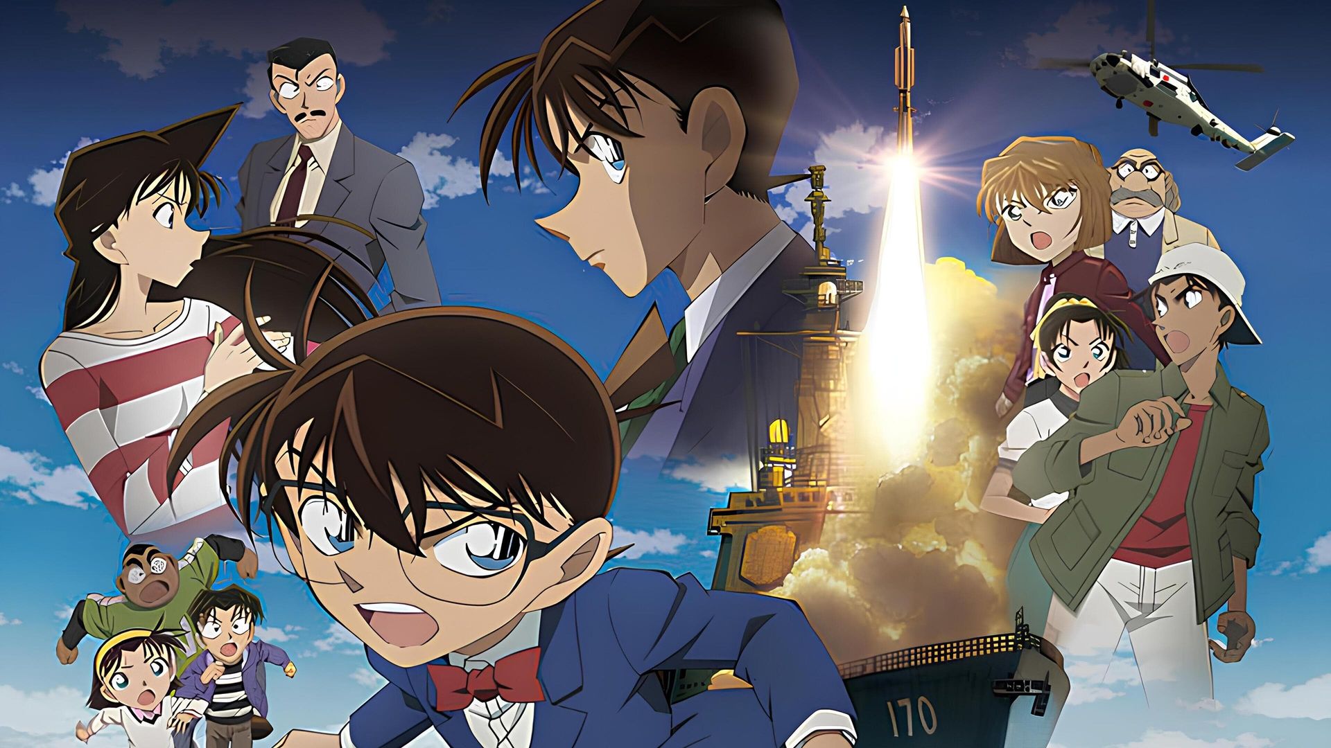 Detective Conan: Private Eye in the Distant Sea background