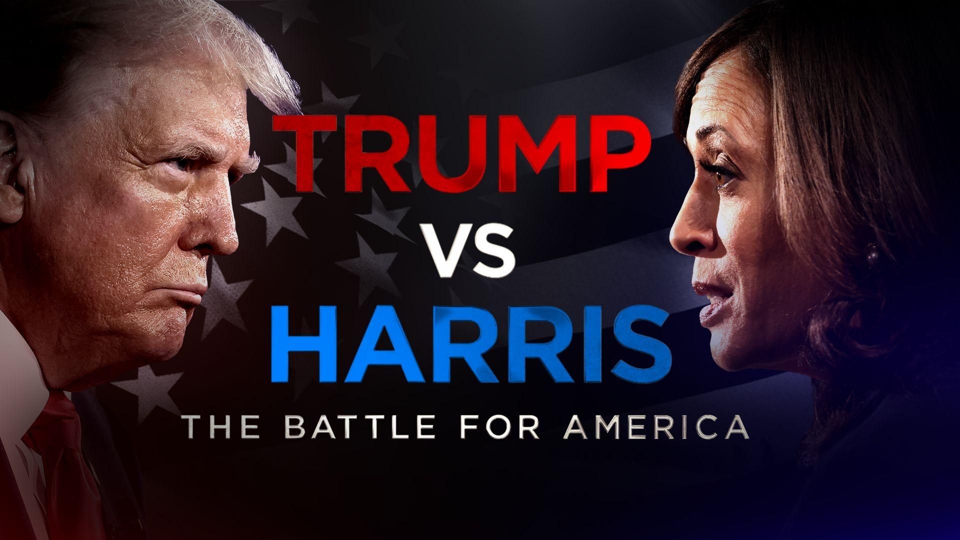 Trump vs. Harris: The Battle for America background
