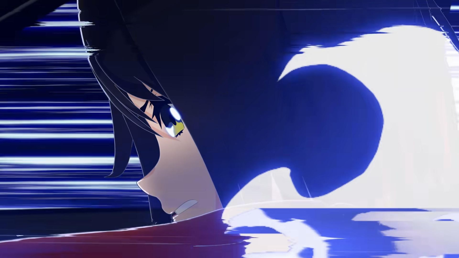 Samurai Blue: Afterimage background