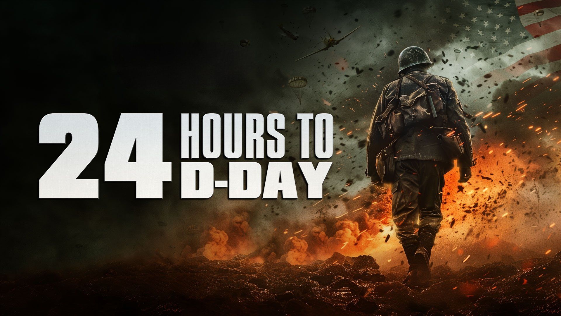 24 Hours to D-Day background