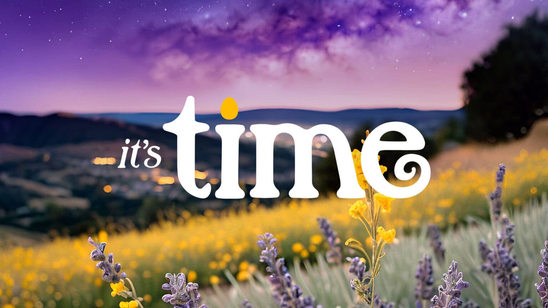 It's Time... background