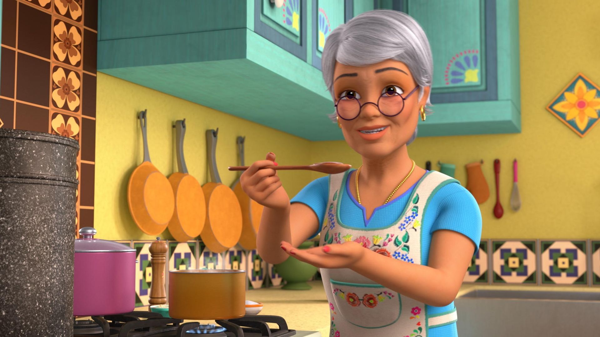 Barbie and Teresa: Recipe for Friendship background