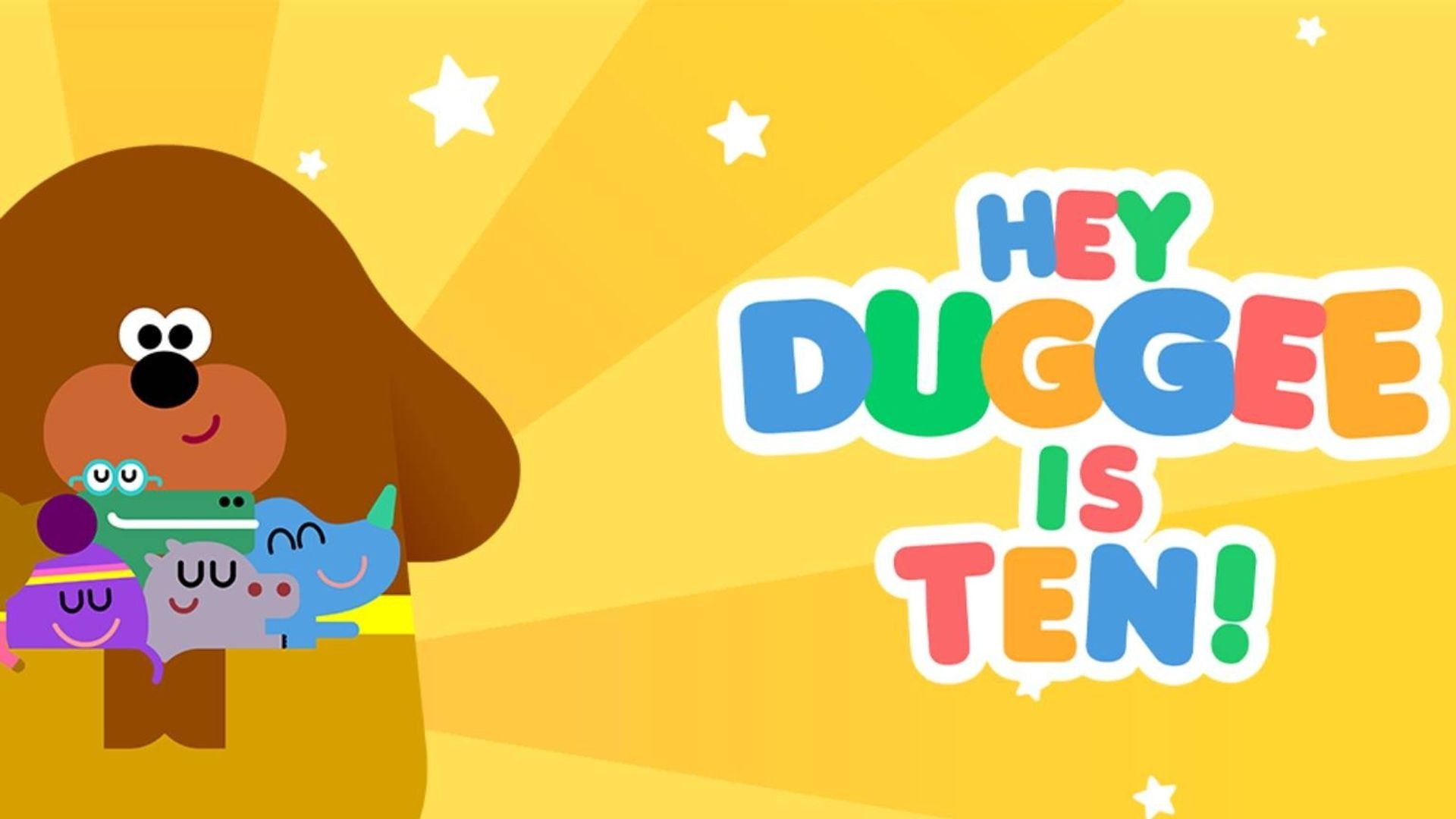 Hey Duggee Is 10 background