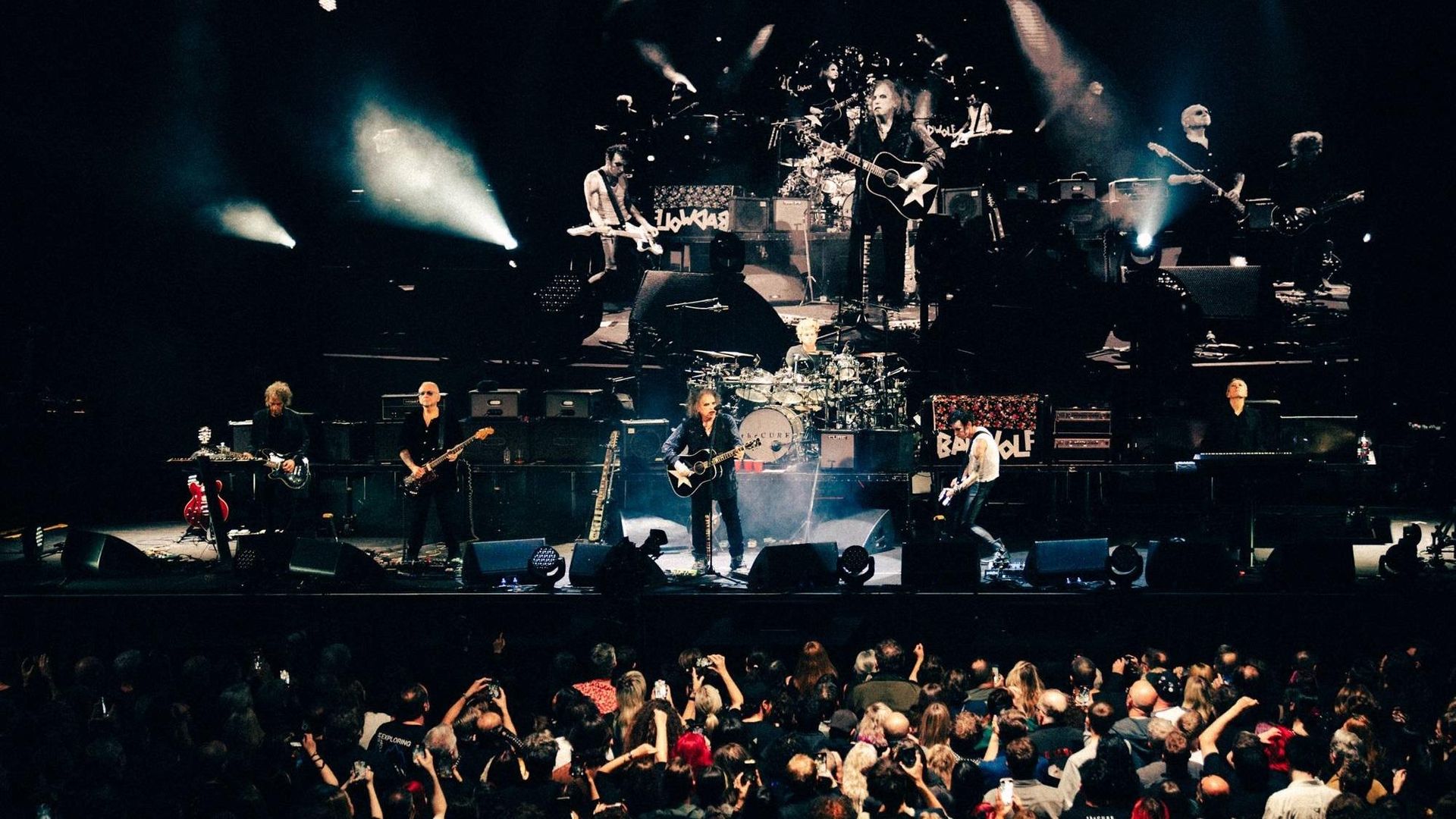 The Cure: Live at Troxy background