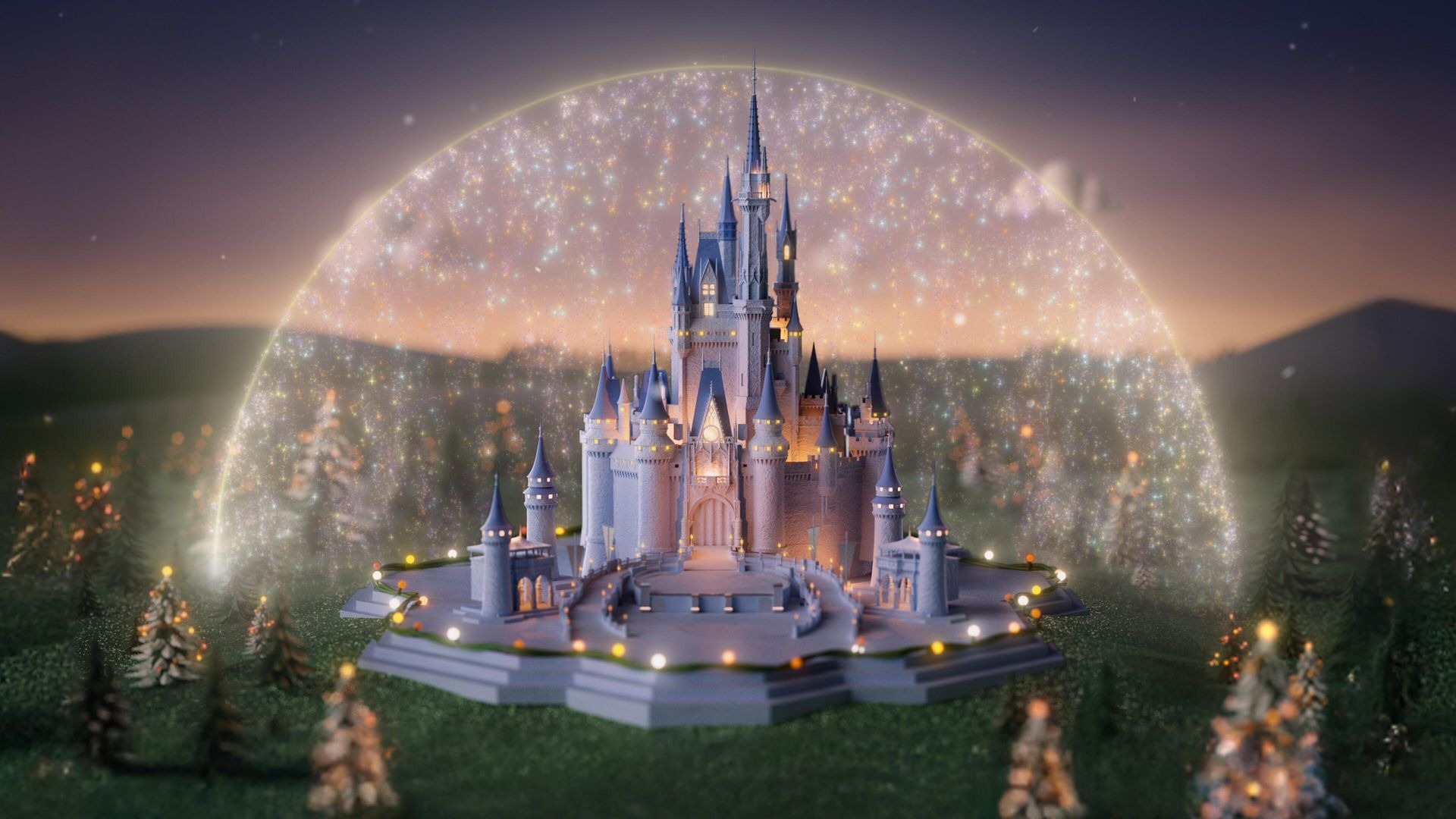 The Wonderful World of Disney: Holiday Spectacular background
