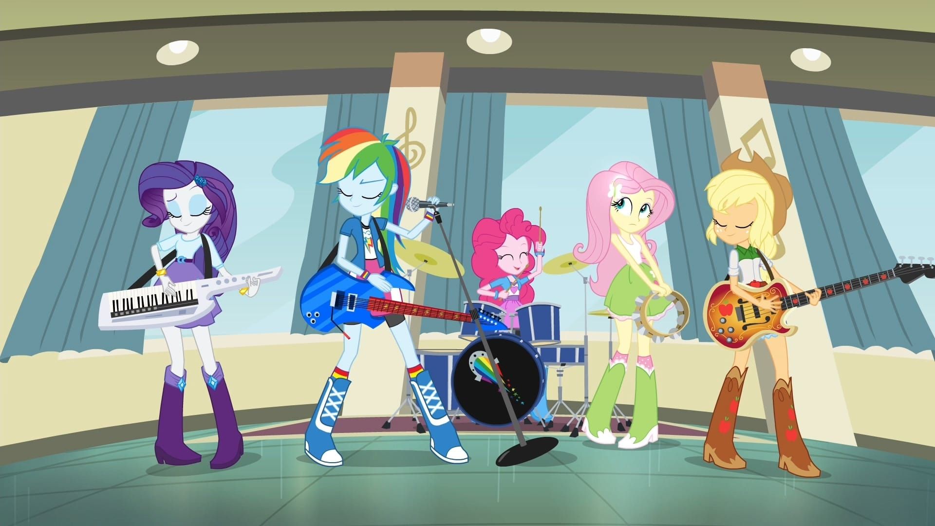 My Little Pony: Equestria Girls - Rainbow Rocks background