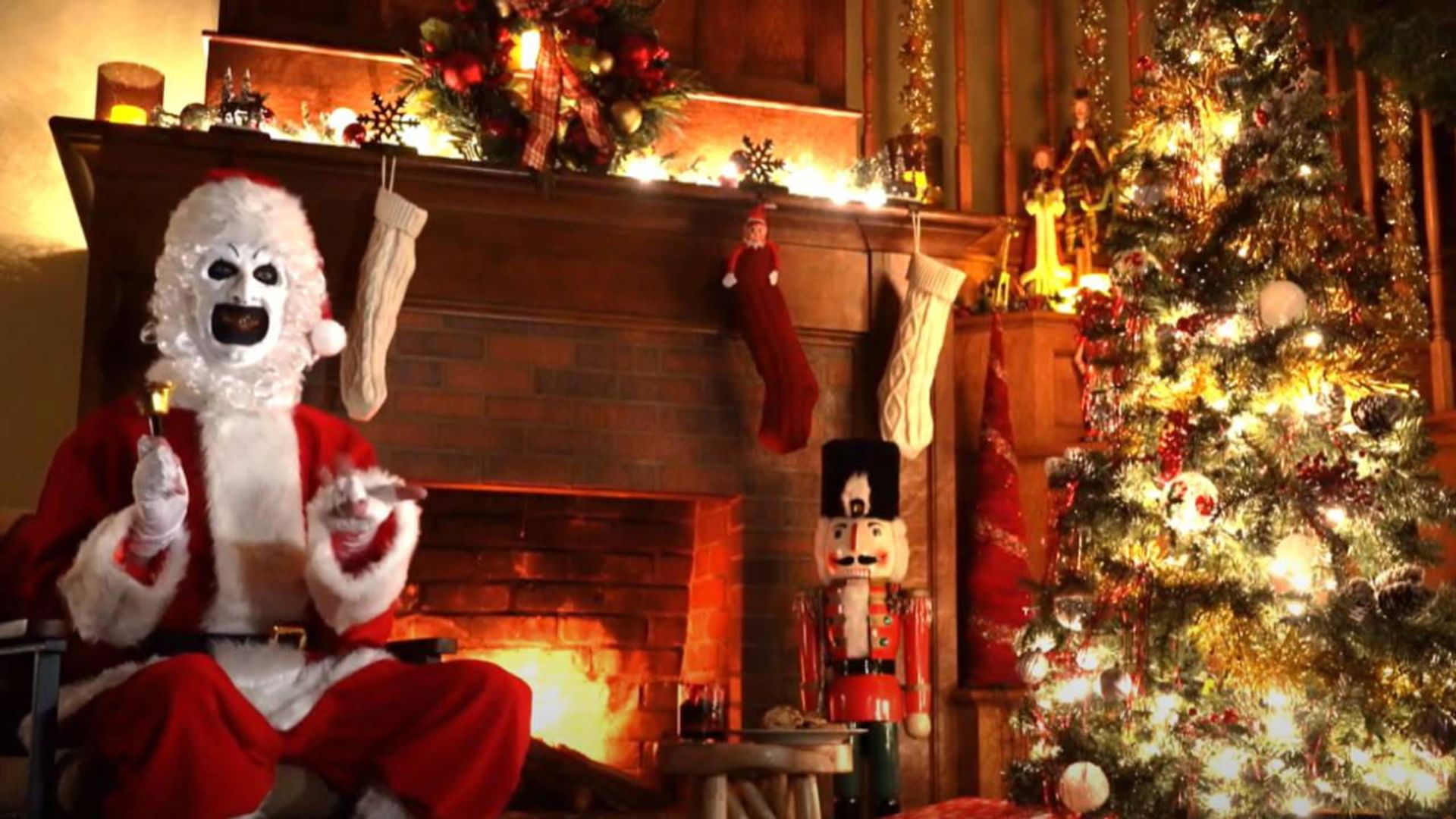 A Very Special Terrifier Christmas background