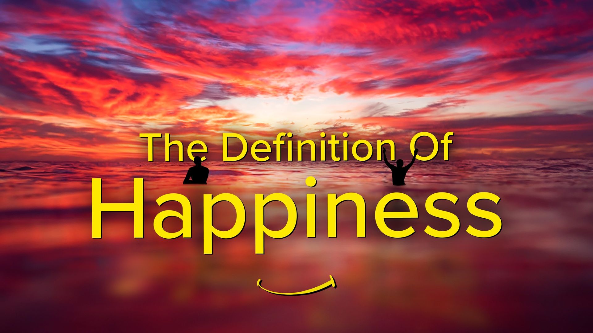 The Definition of Happiness background