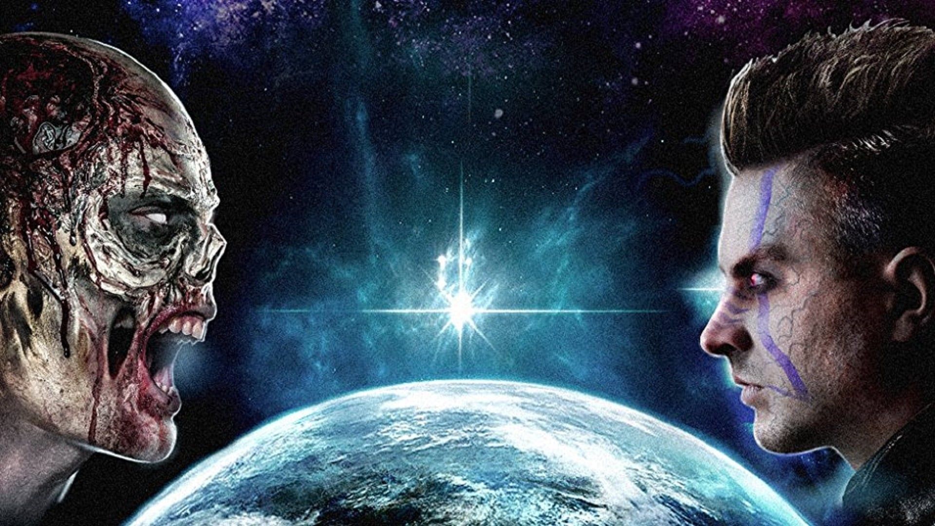 Zombies vs. Joe Alien background