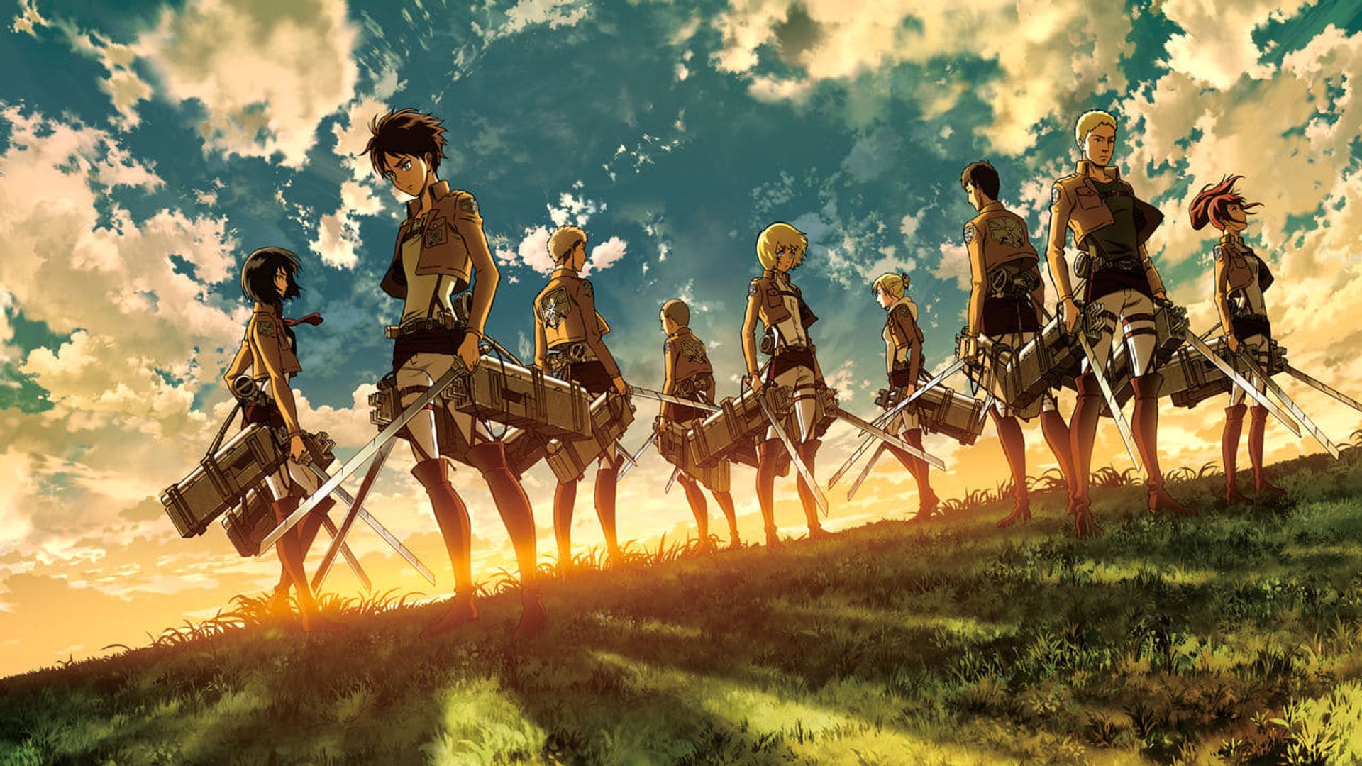 Attack on Titan: Crimson Bow and Arrow background