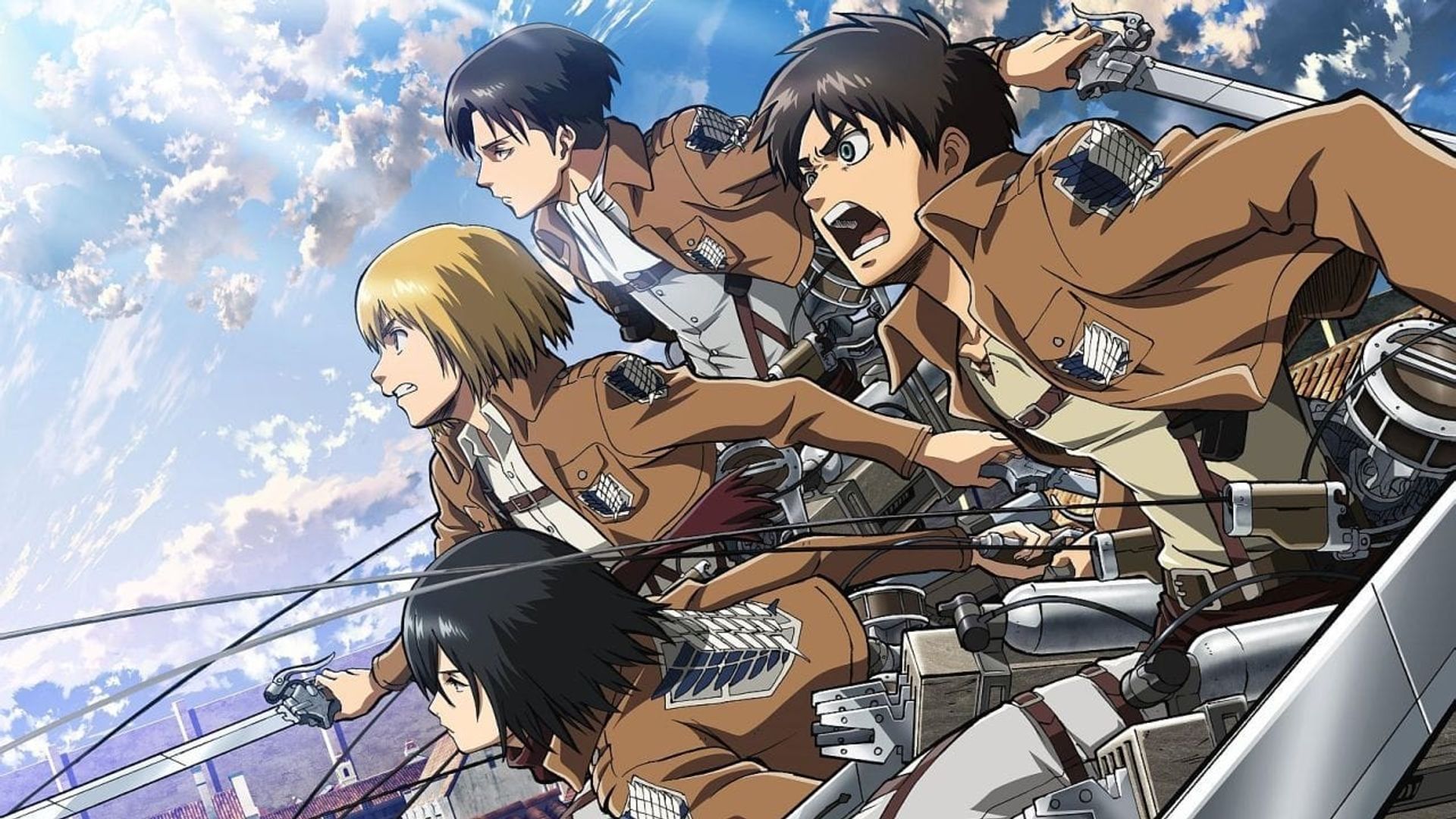Gekijôban Shingeki no Kyojin Kôhen: Jiyû no tsubasa background