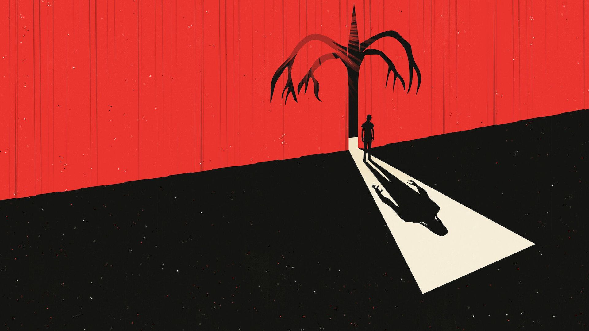 Behind the Curtain: Stranger Things the First Shadow background