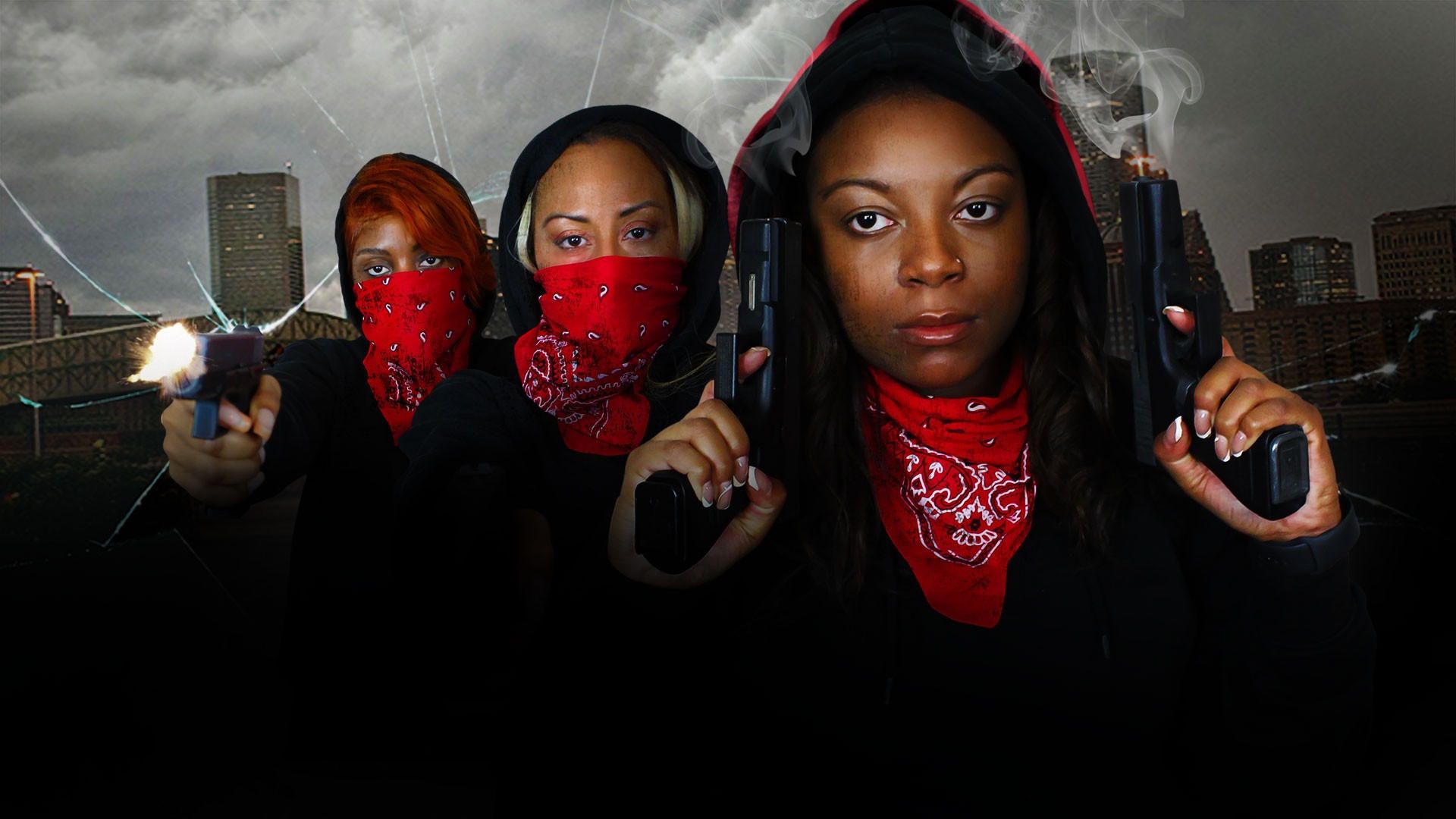 Hoodie Girls Gang background