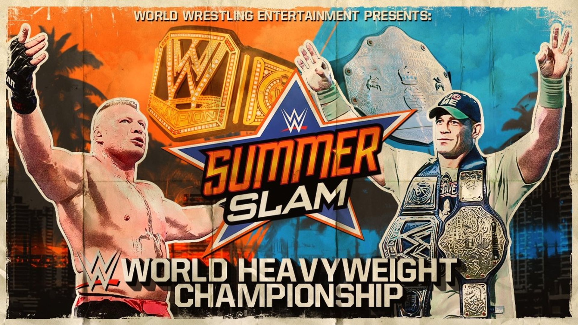 WWE Summerslam background