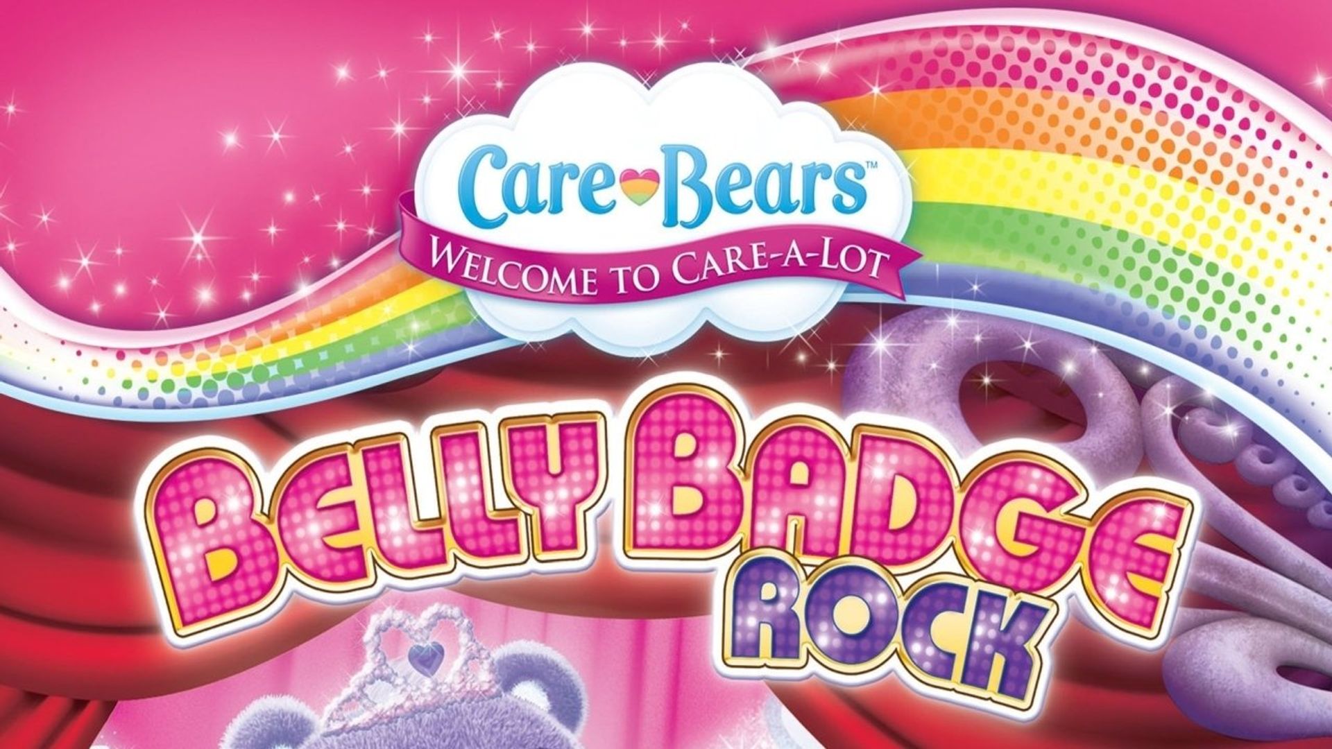 Care Bears: Belly Badge Rock background