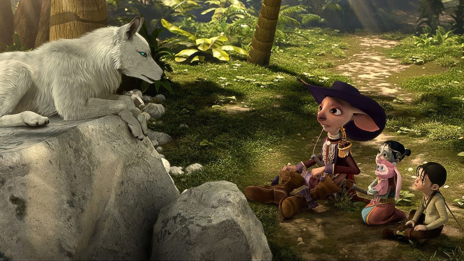A Warrior's Tail background