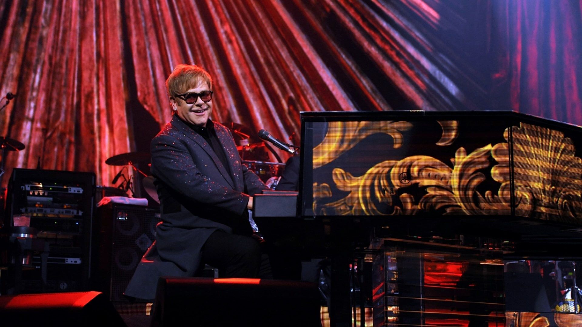 The Million Dollar Piano background
