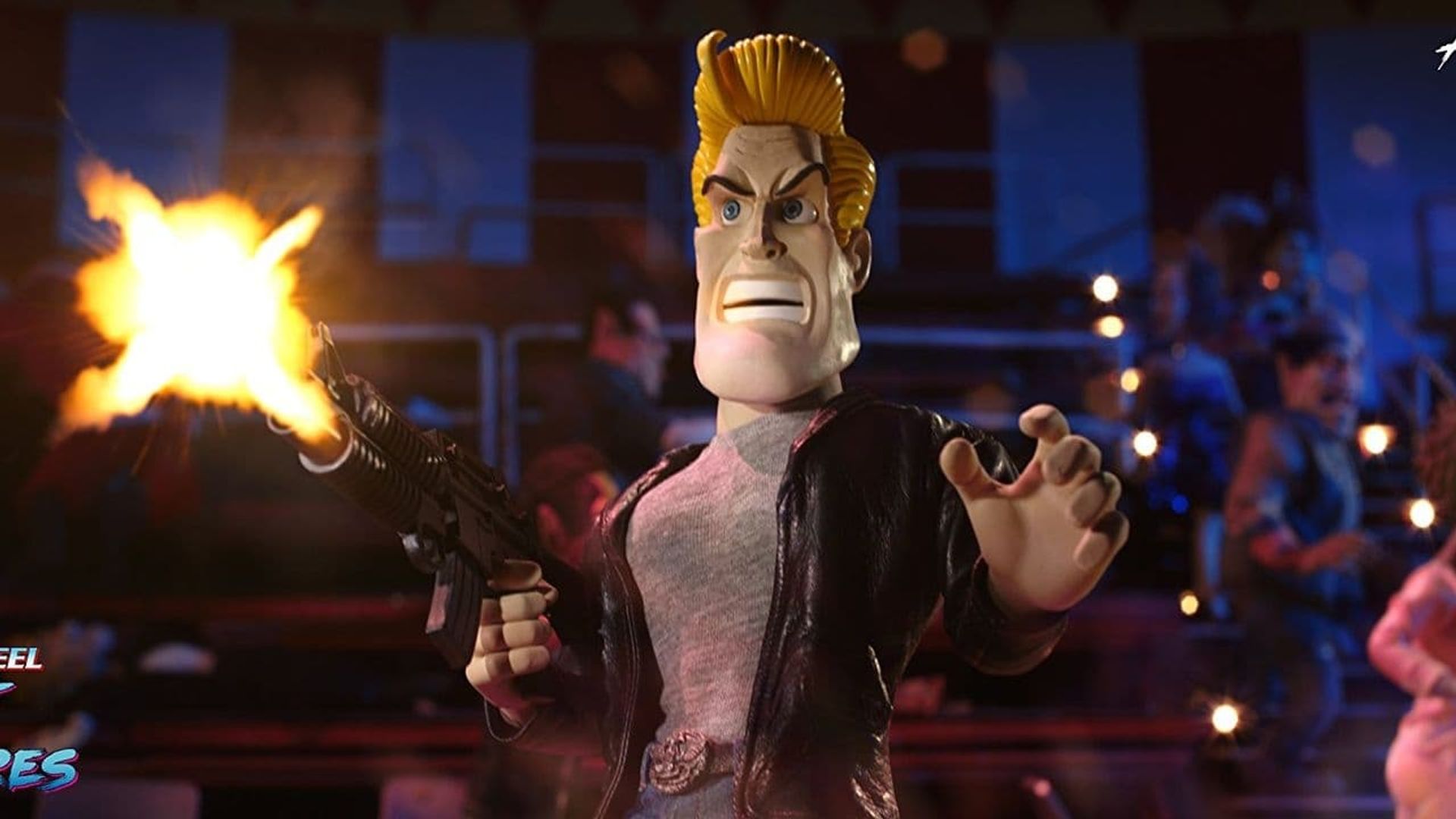 Chuck Steel: Night of the Trampires background