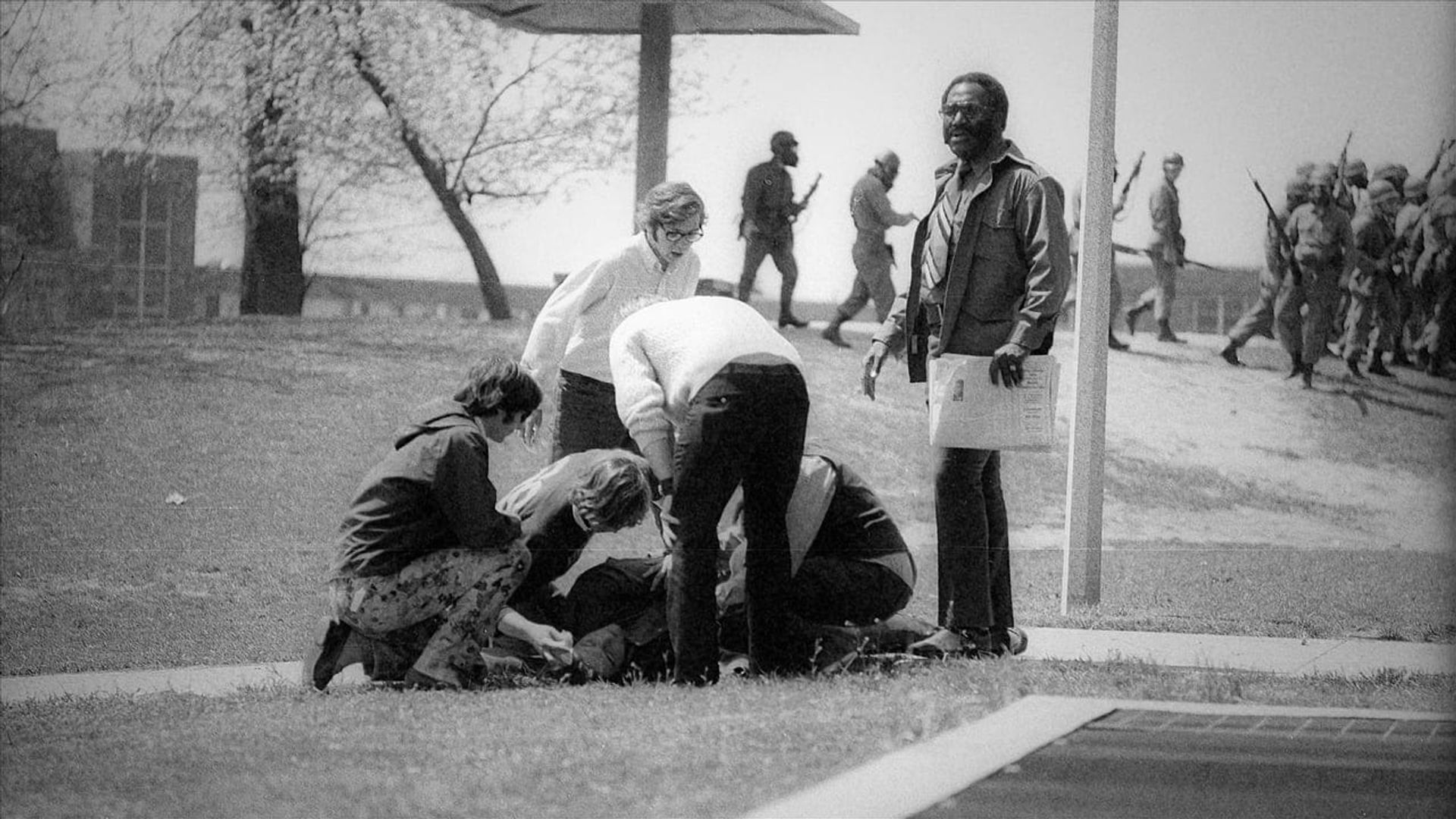 The Day the '60s Died background
